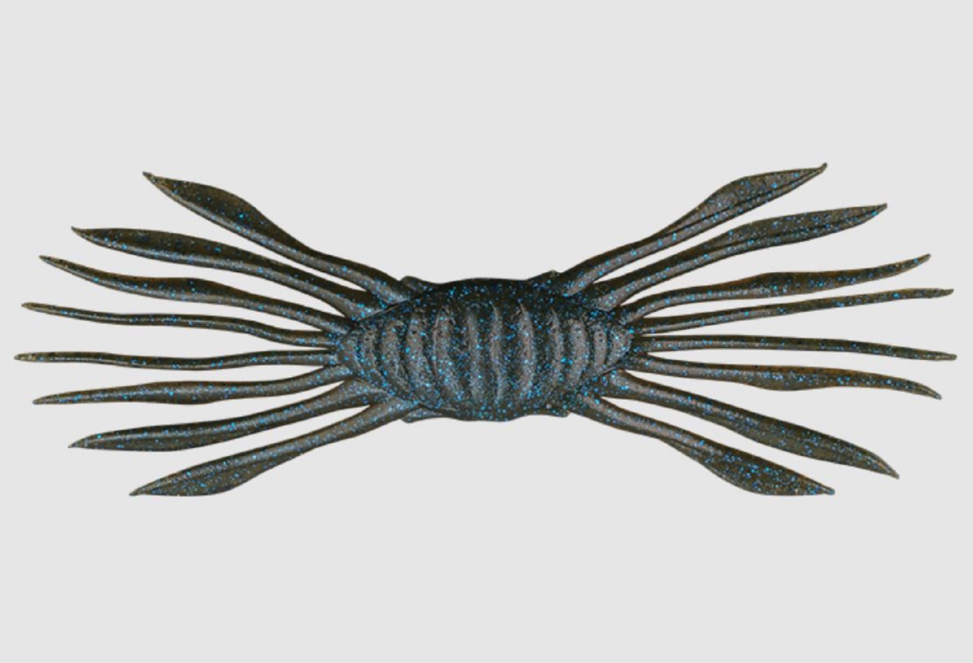 Jackall Soft Lure Drift Crab 45x145mm Dark Green Pumpkin Blue Flake (2297)