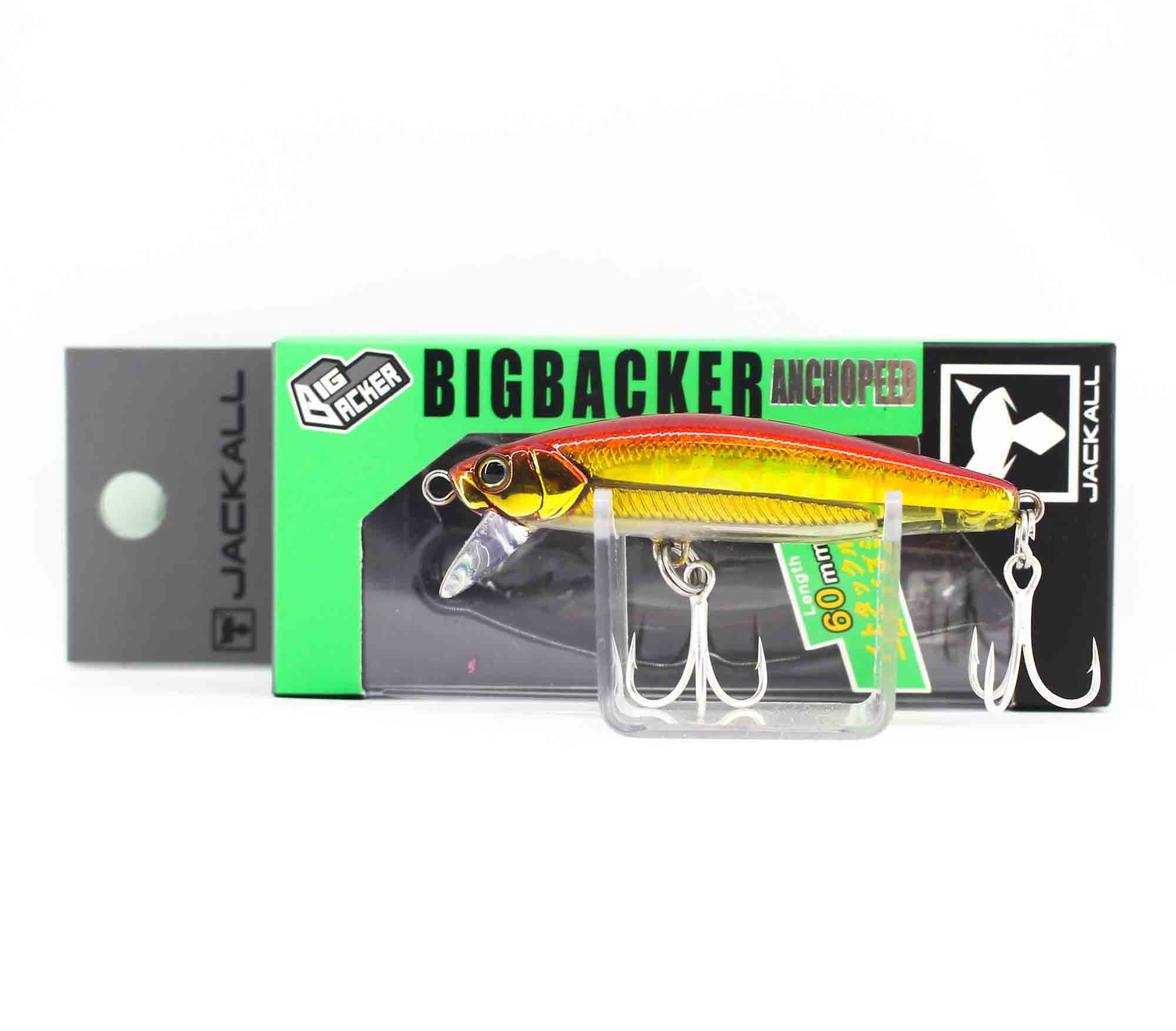 Jackall Big Backer Anchopeed 60 Sinking Lure 10.8 grams Red Gold (3126)