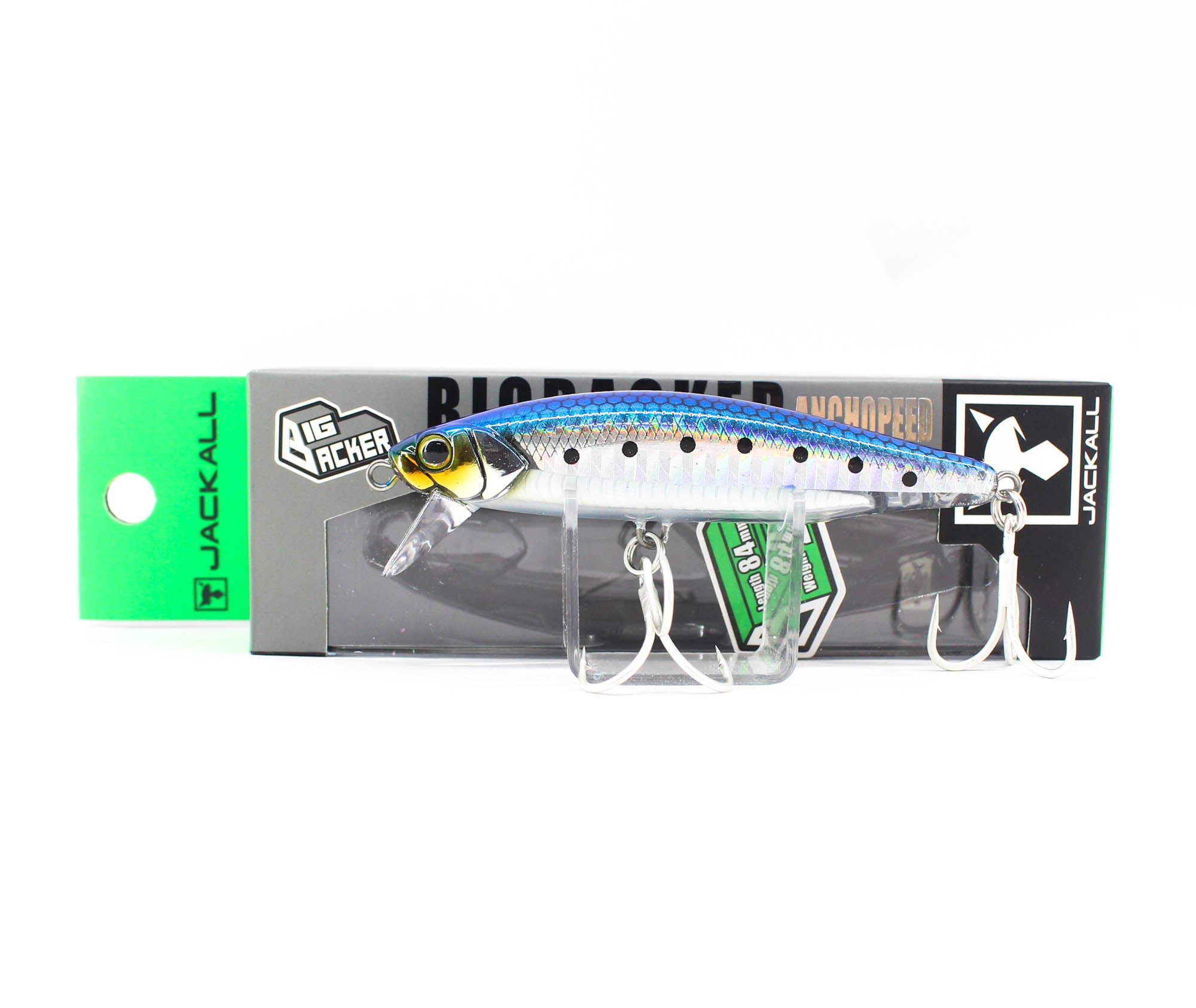 Jackall Big Backer Anchopeed 84 Sinking Lure 27 grams Iwashi (3218)