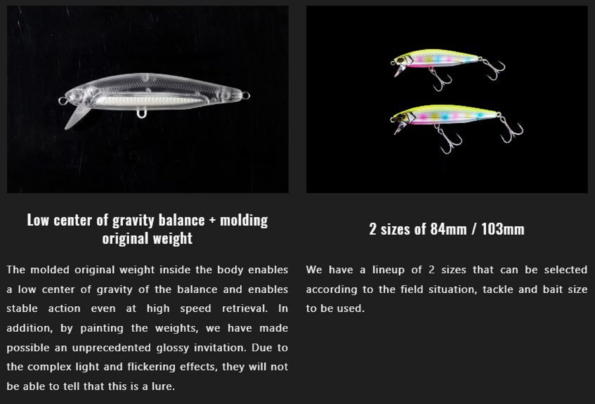 Sale Jackall Big Backer Anchopeed 84 Sinking Lure 27g Candy Glow (3317)