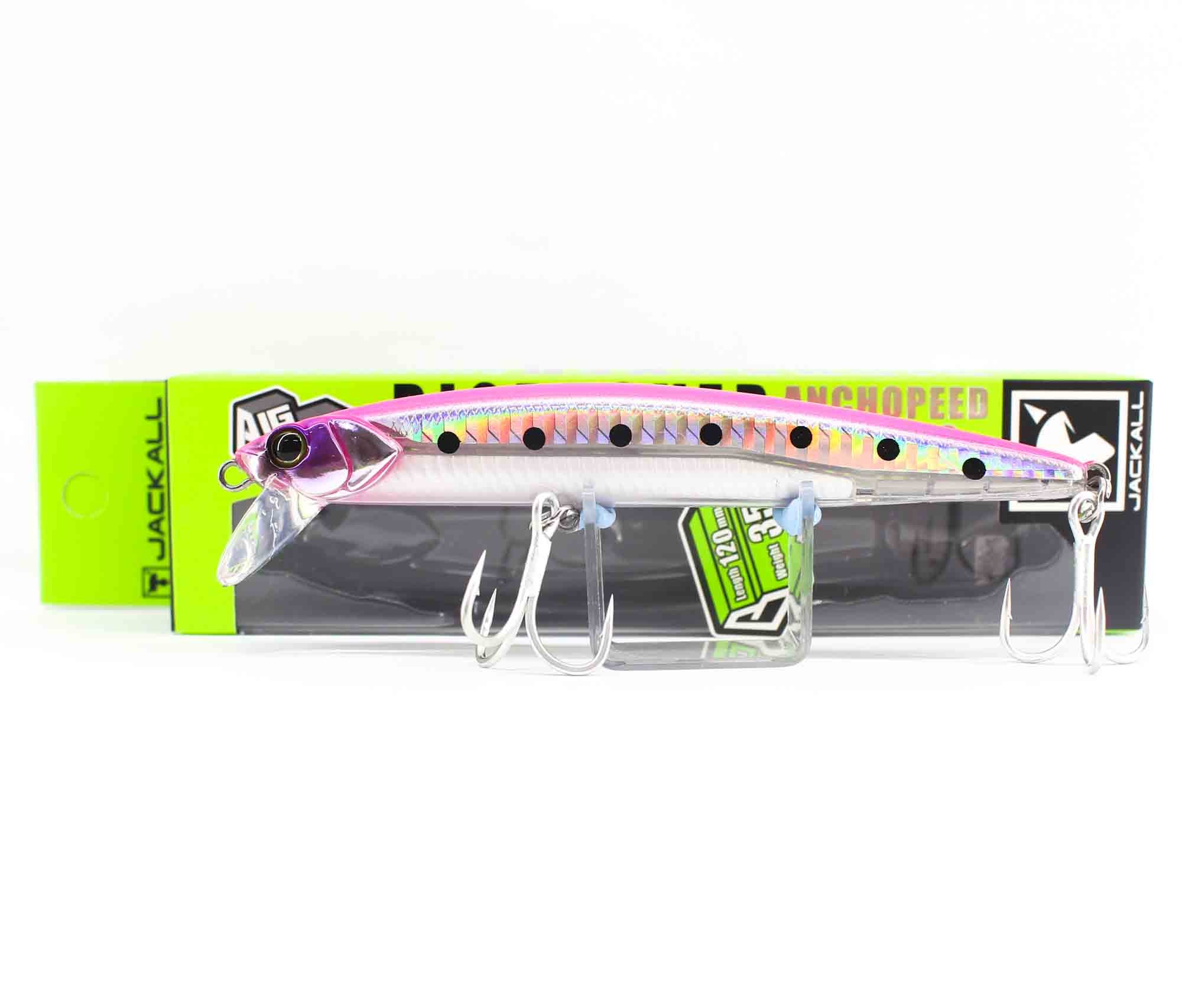 Jackall Big Backer Anchopeed 120SL Sinking Lure 35 grams Pink Iwashi (3478)