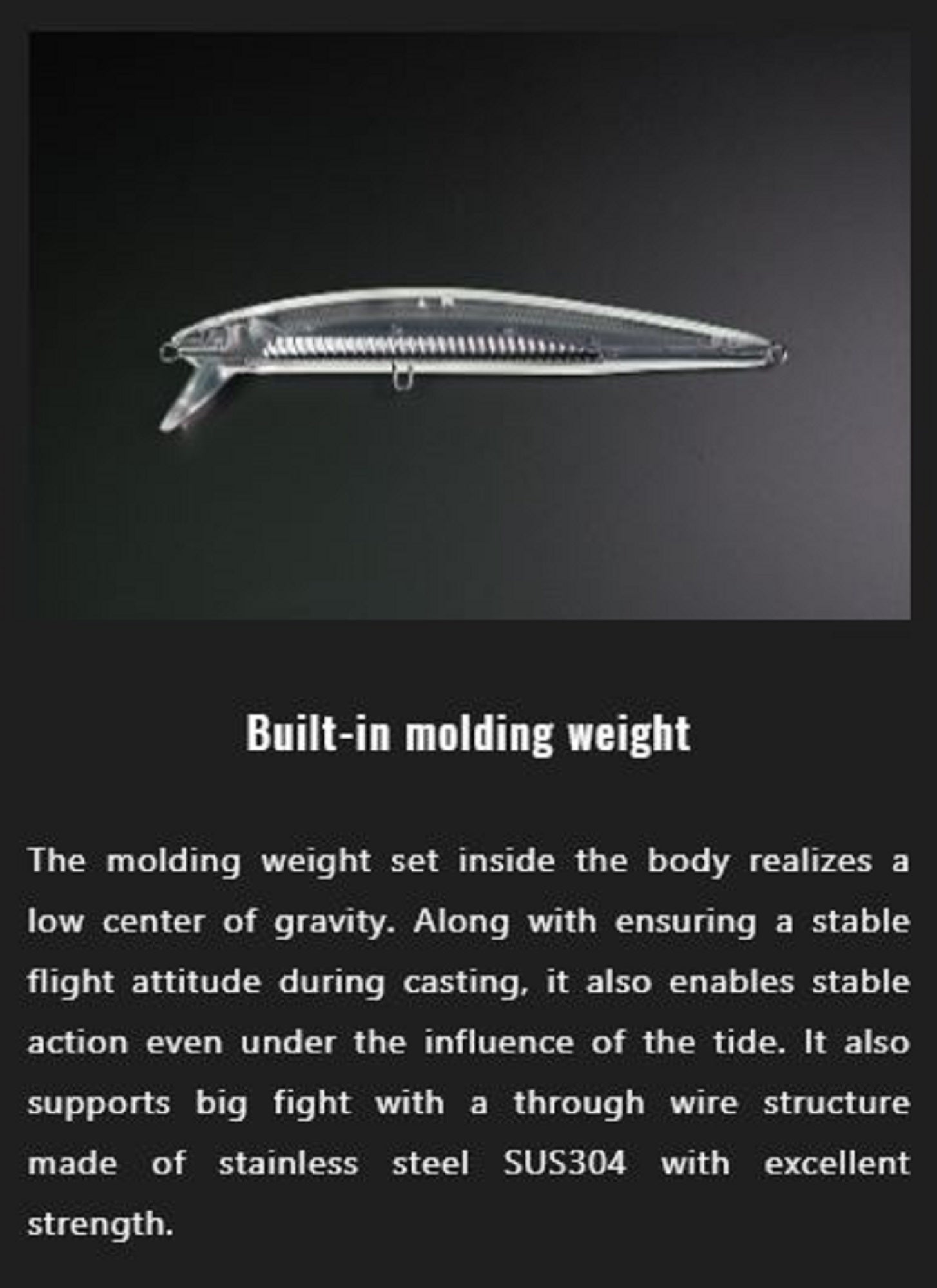 Jackall Big Backer Anchopeed 120SL Sinking Lure 35 grams Candy (3522)