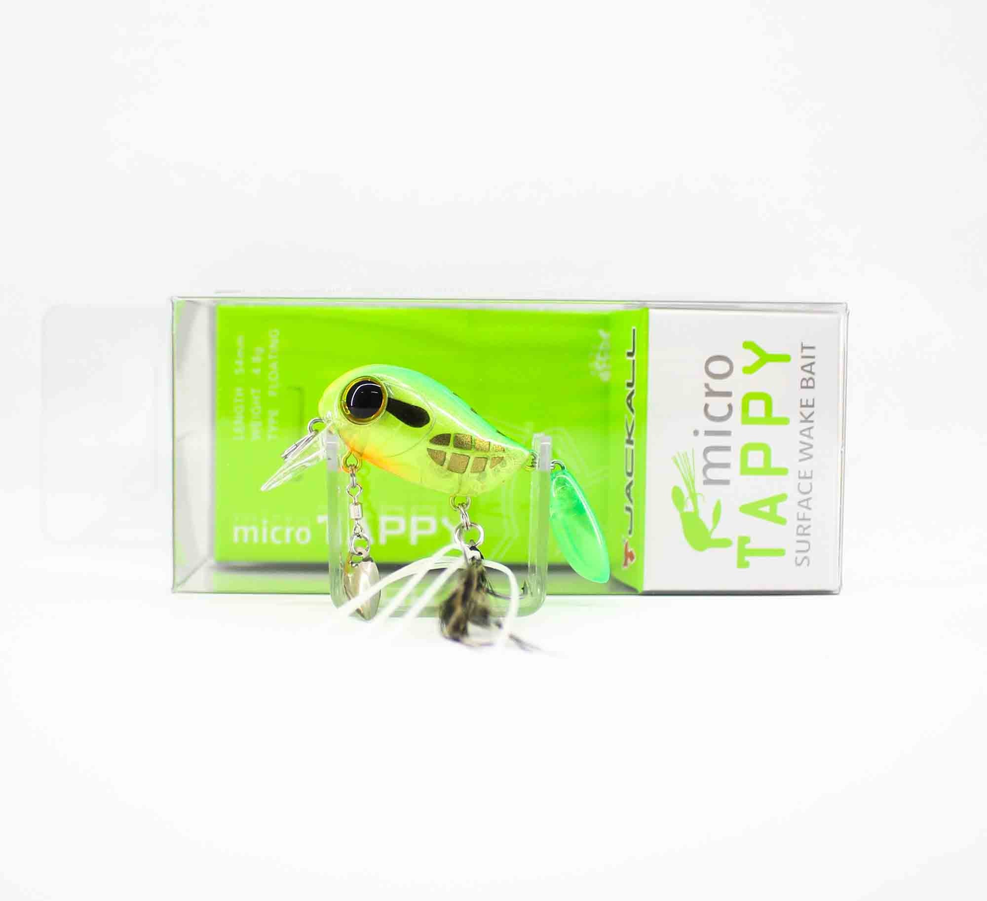 Jackall Micro Tappy 54 mm 4.8 grams Floating Lure Grass Hopper (3669)