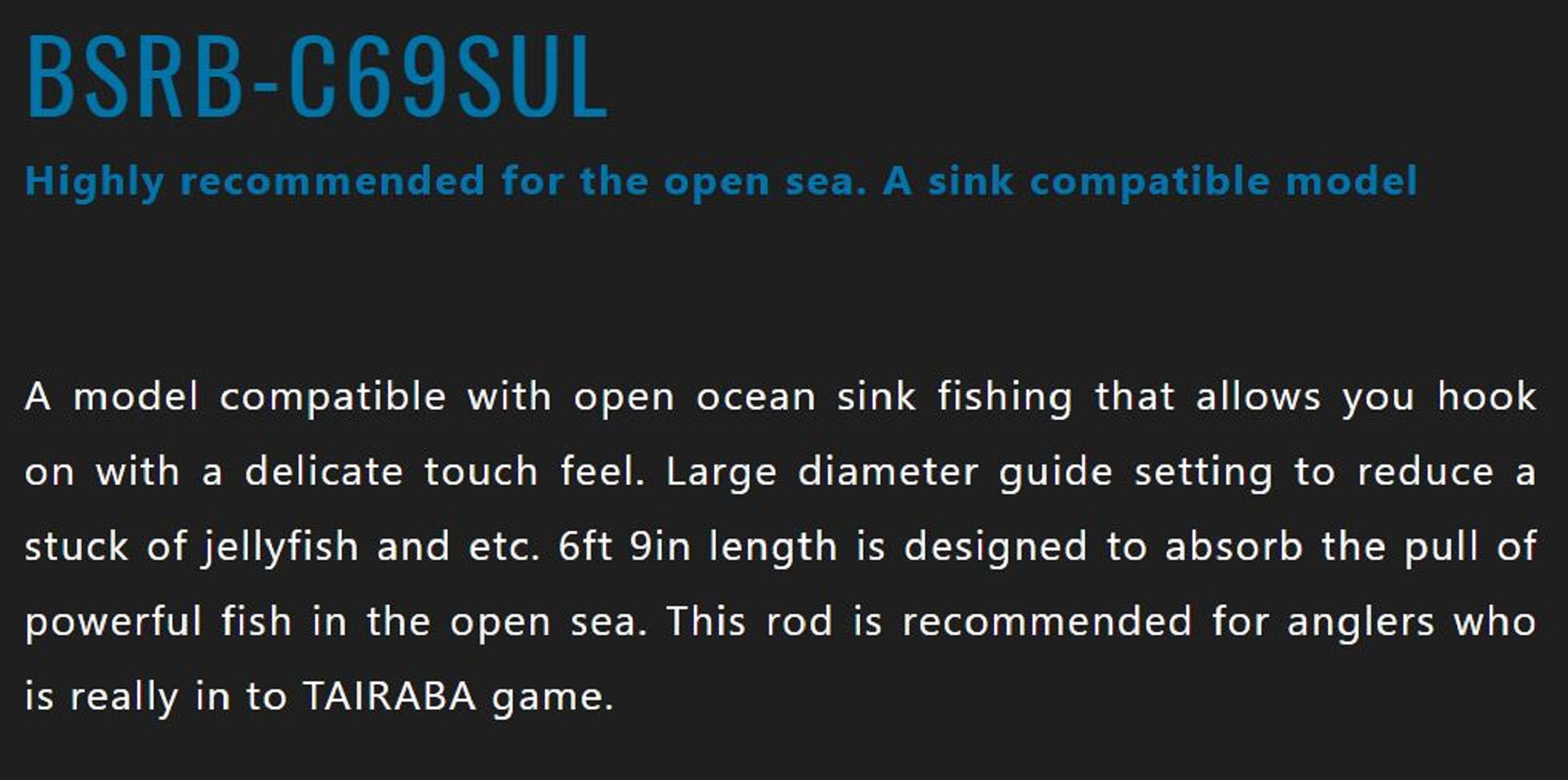 Sale Jackall Rod Baitcast Bin Bin Stick RB BSRB-C69SUL (3935)