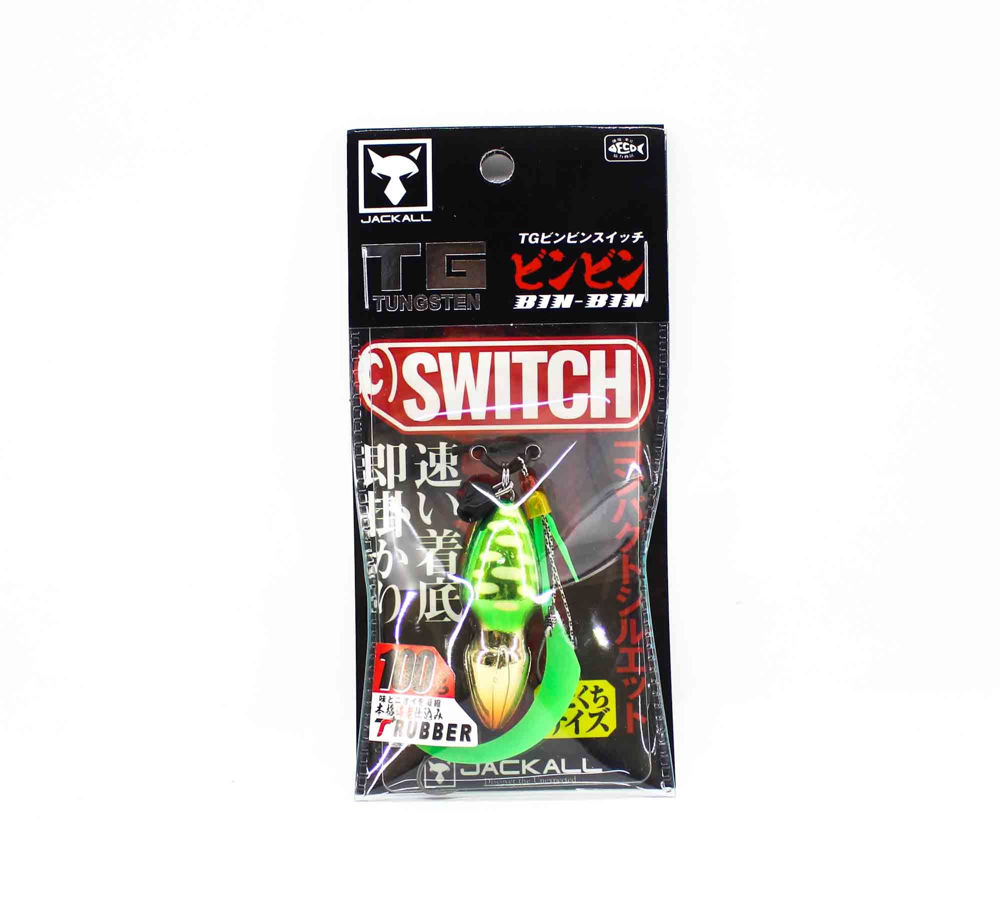 Jackall Bin Bin Switch Tg Tungsten 100 Grams Green Gold (4963)