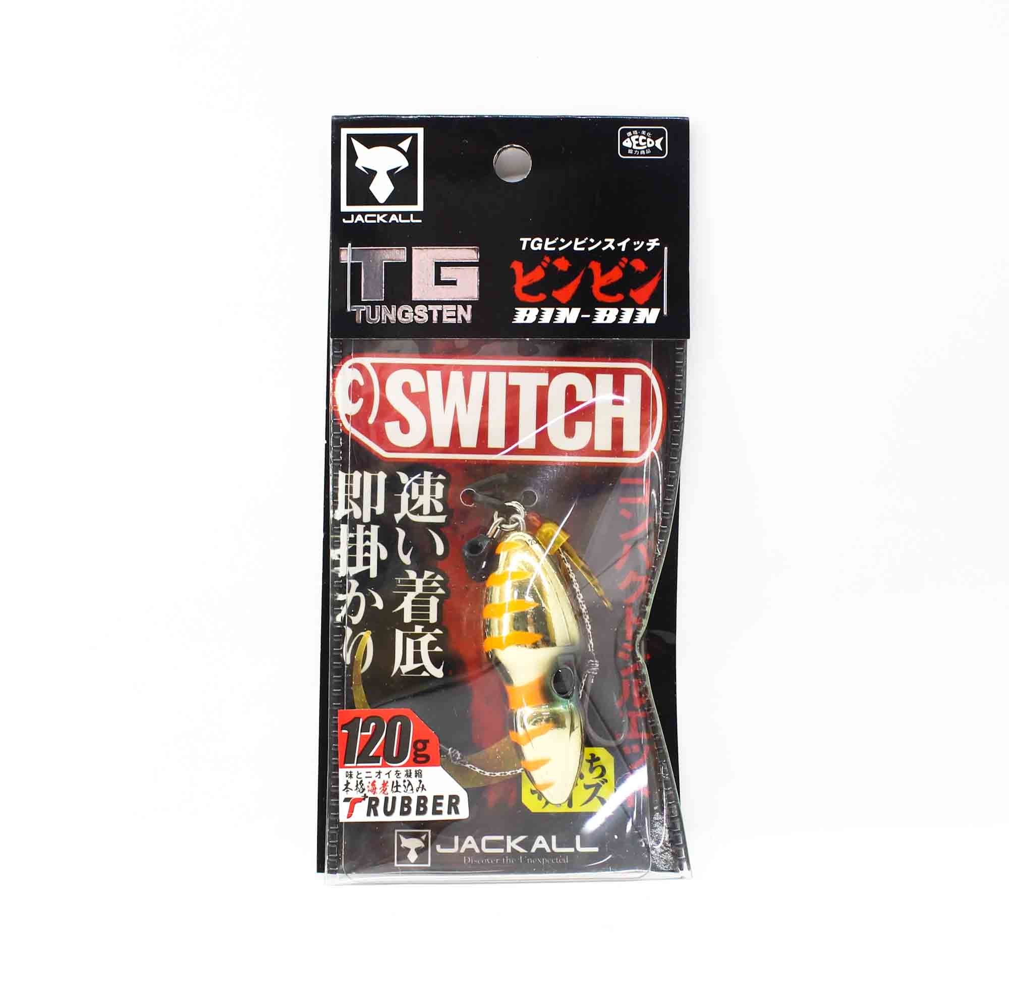 Jackall Bin Bin Switch Tg Tungsten 120 Grams Orange Gold (5021)
