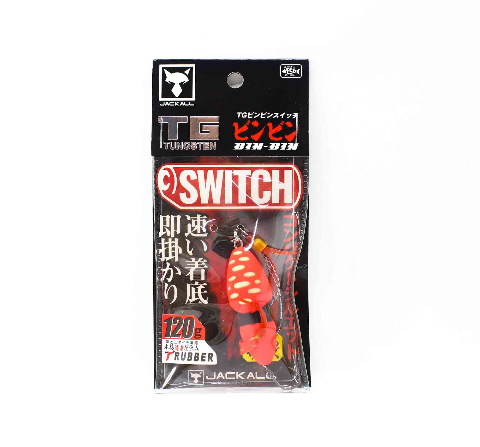 Jackall Bin Bin Switch Tg Tungsten 120 Grams Bright Orange (5052)