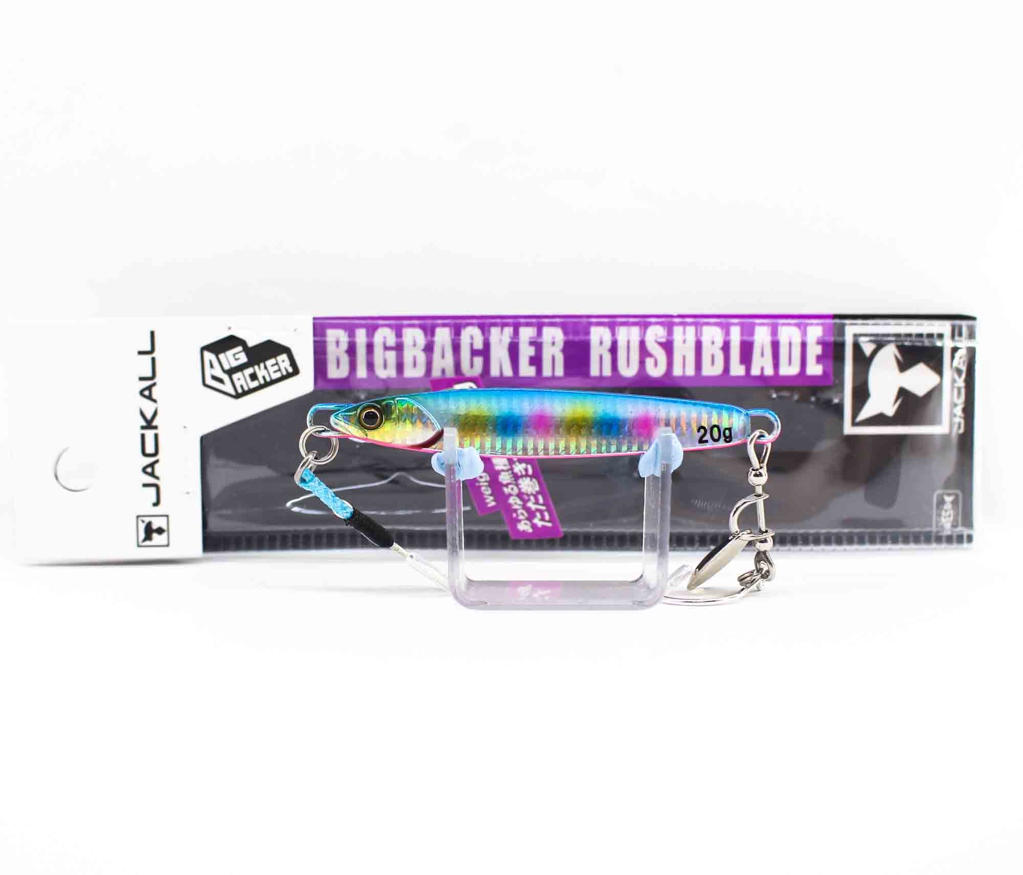 Jackall Big Backer Rush Blade 20 grams Sinking Lure Blue Pink Candy (5465)