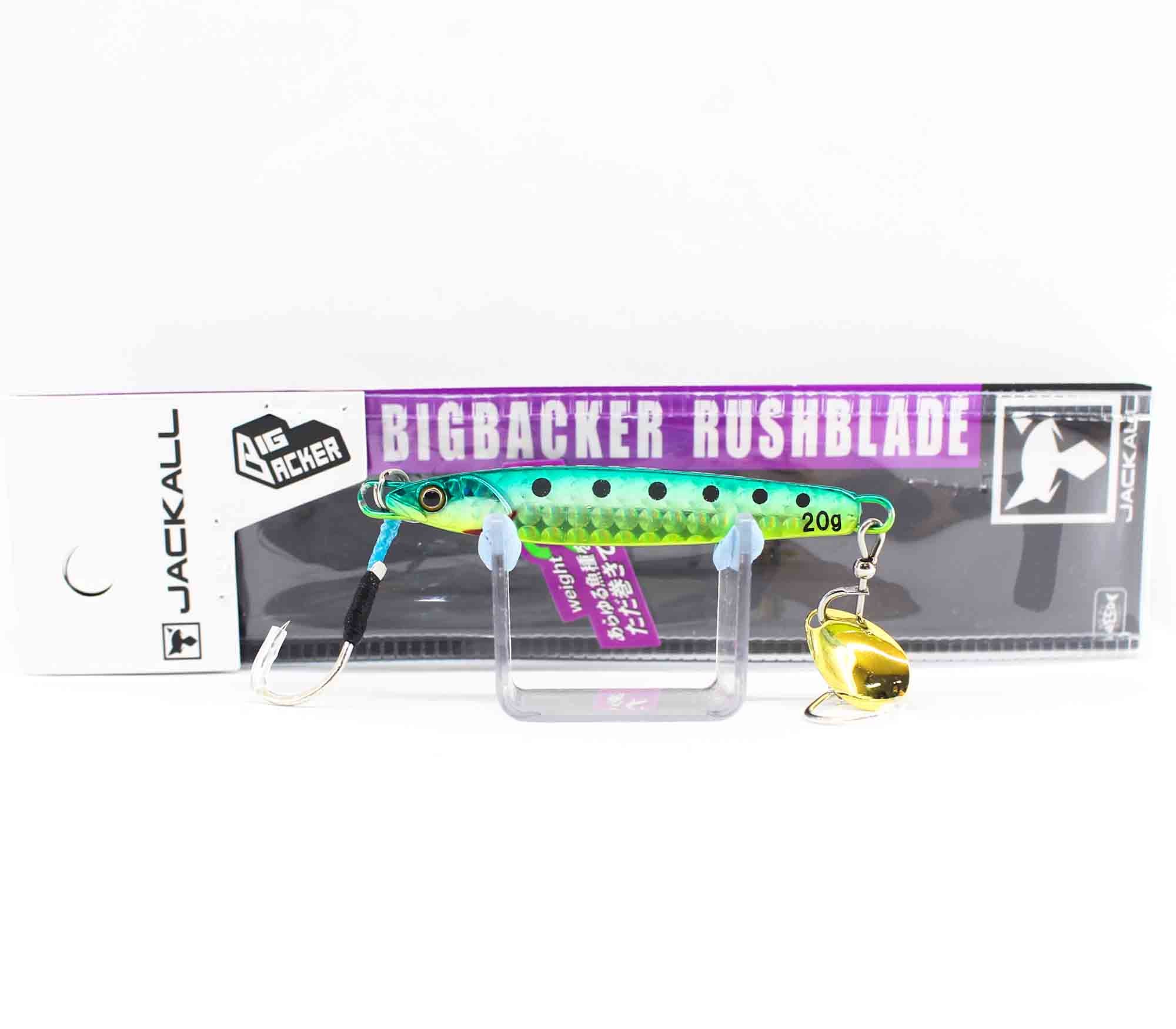 Jackall Big Backer Rush Blade 20 grams Sinking Lure Chart Iwashi (5489)
