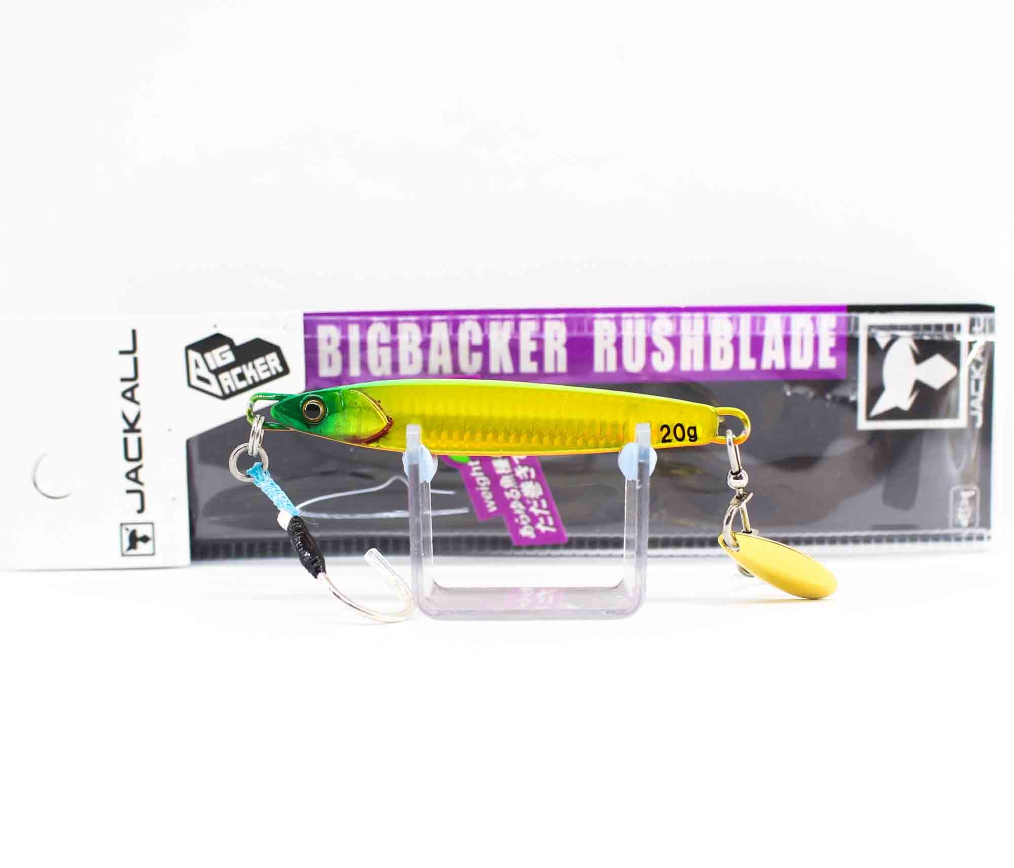 Jackall Big Backer Rush Blade 20 grams Sinking Lure Surf Chart Gold (5526)