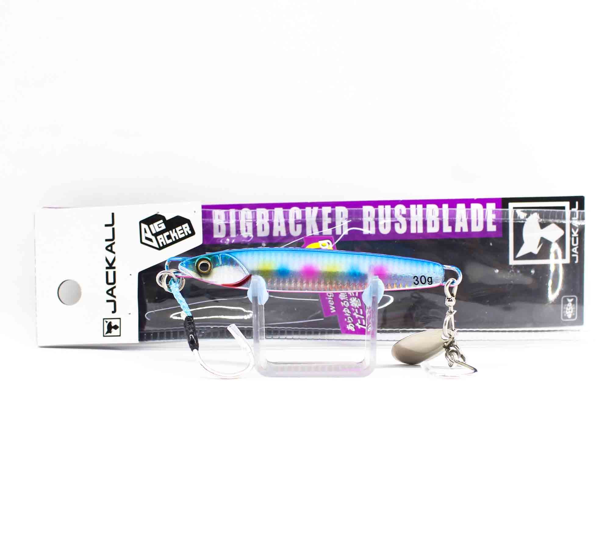 Jackall Big Backer Rush Blade 30 grams Sinking Lure Blue Pink Candy (5540)