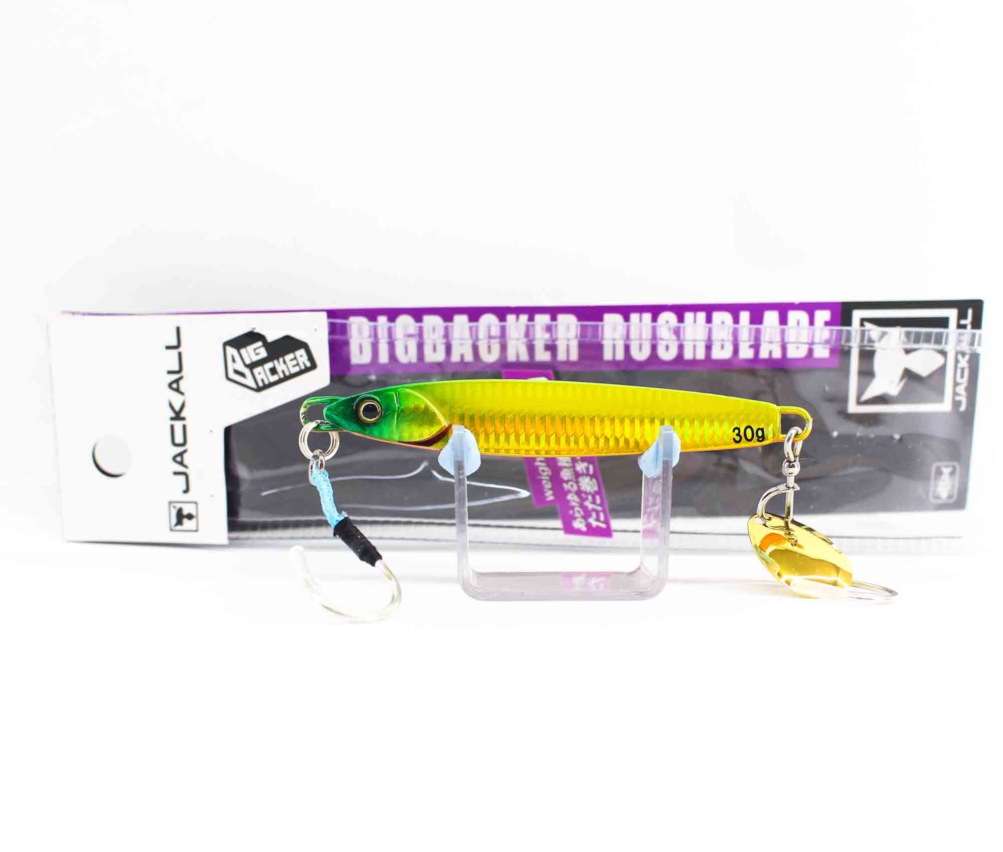 Jackall Big Backer Rush Blade 30 grams Sinking Lure Surf Chart Gold (5601)
