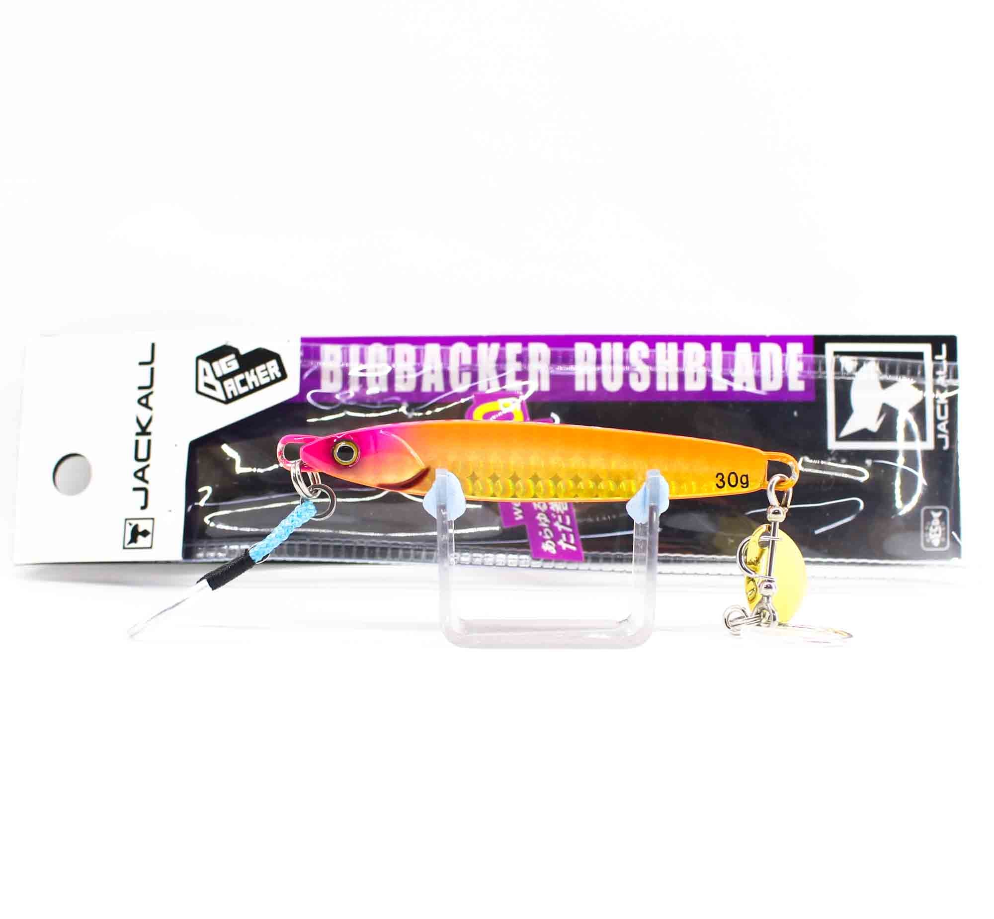 Jackall Big Backer Rush Blade 30 grams Sinking Lure Surf Orange Gold (5618)
