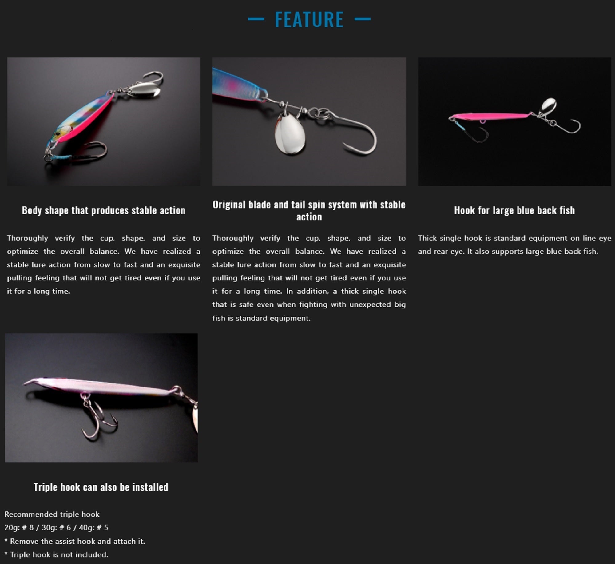 Jackall Big Backer Rush Blade 40 grams Sinking Lure Pink Back Candy (5670)