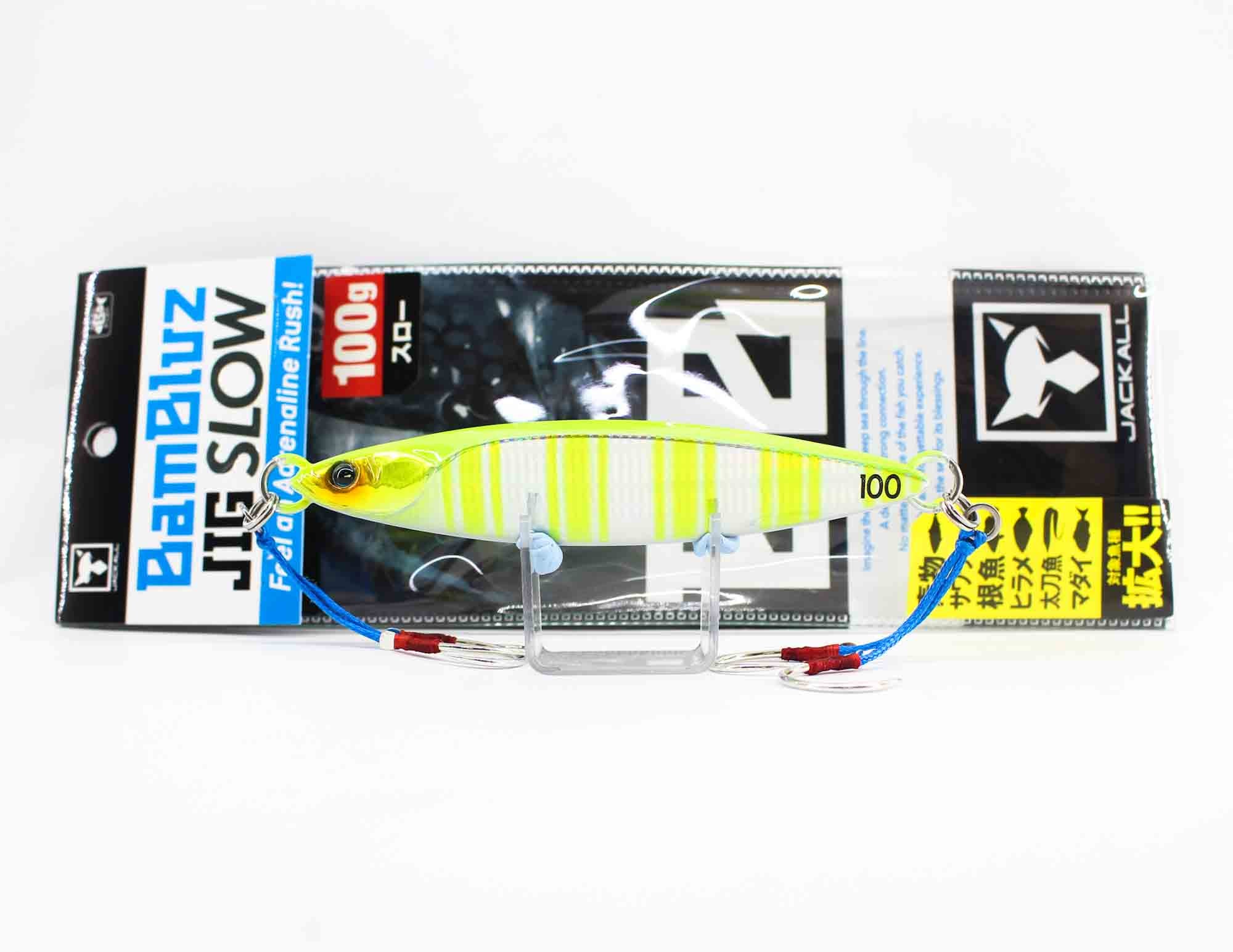 Jackall Metal Jig Bambluz Slow 100 grams Chart Back Stripe (8053)