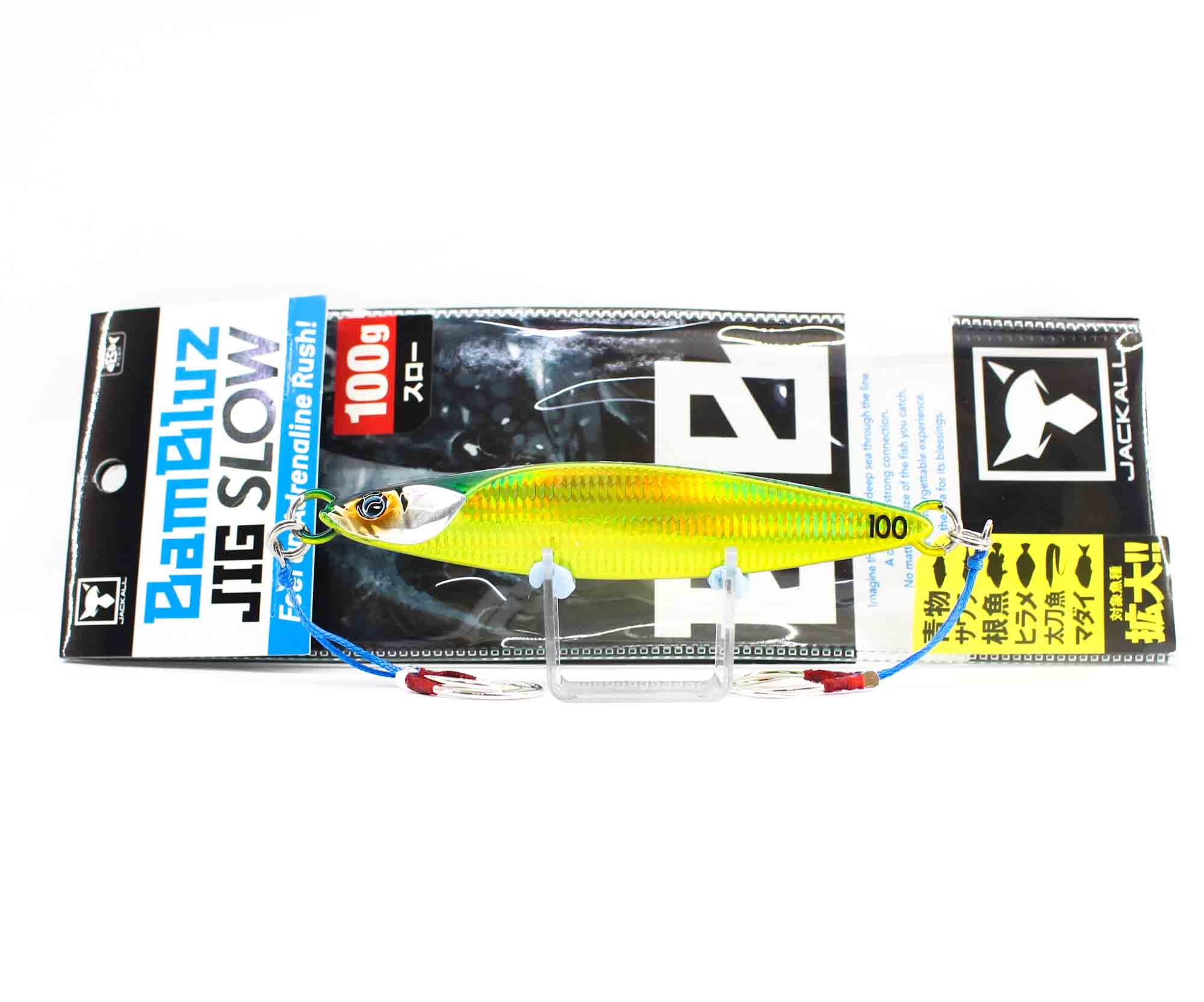 Jackall Metal Jig Bambluz Slow 100 grams Grikin Slim Border HL (8060)