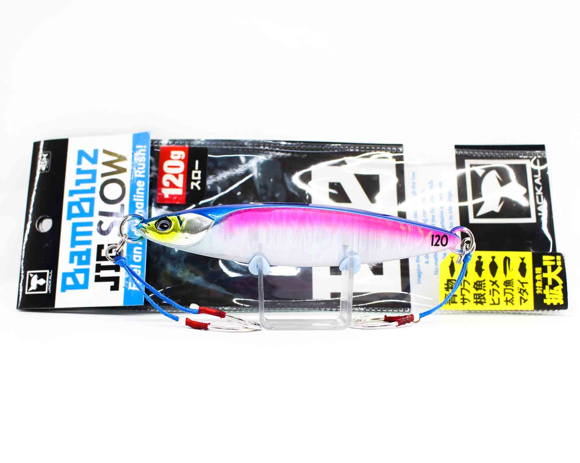 Jackall Metal Jig Bambluz Slow 120 grams Sexy Blue Pink (8114)