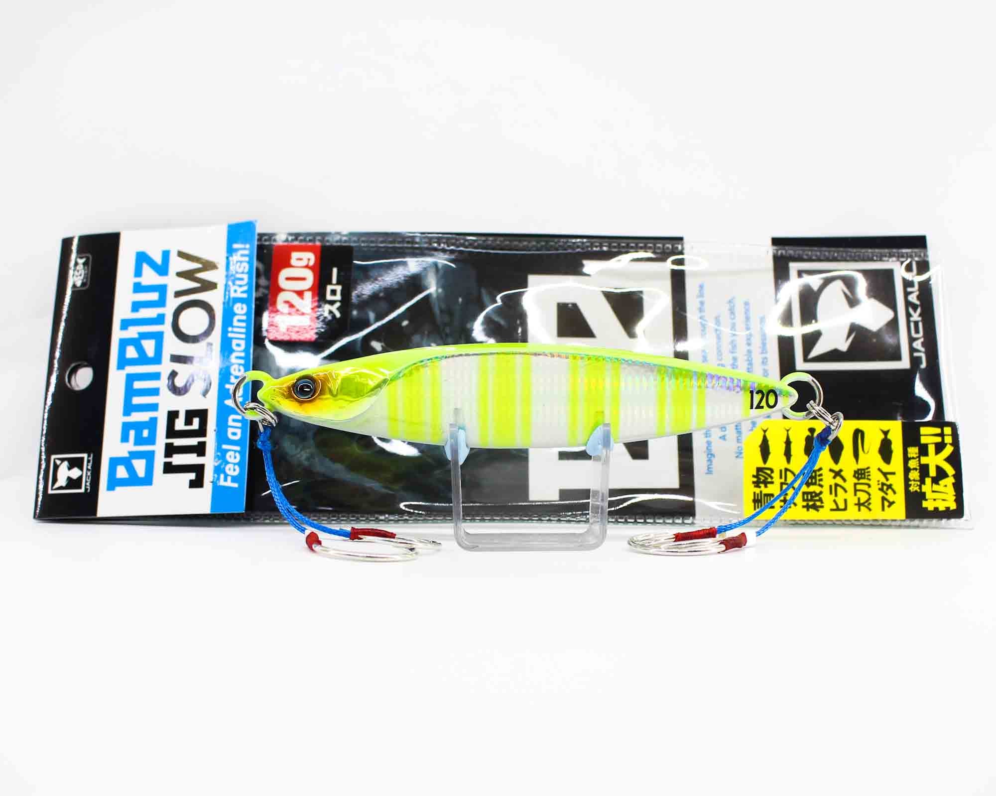 Jackall Metal Jig Bambluz Slow 120 grams Chart Back Stripe (8138)