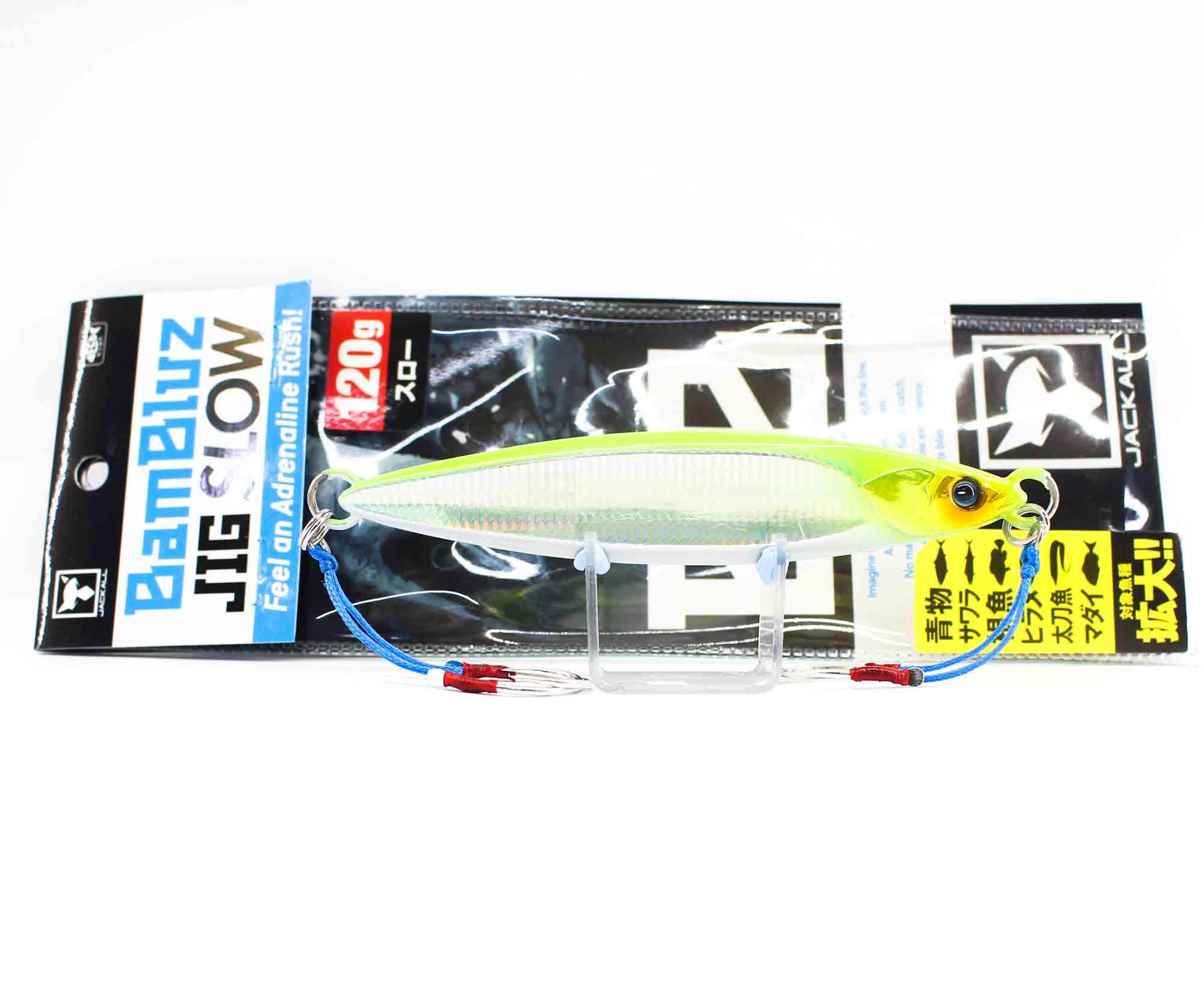 Jackall Metal Jig Bambluz Slow 120 grams Chart Back Stripe (8138)