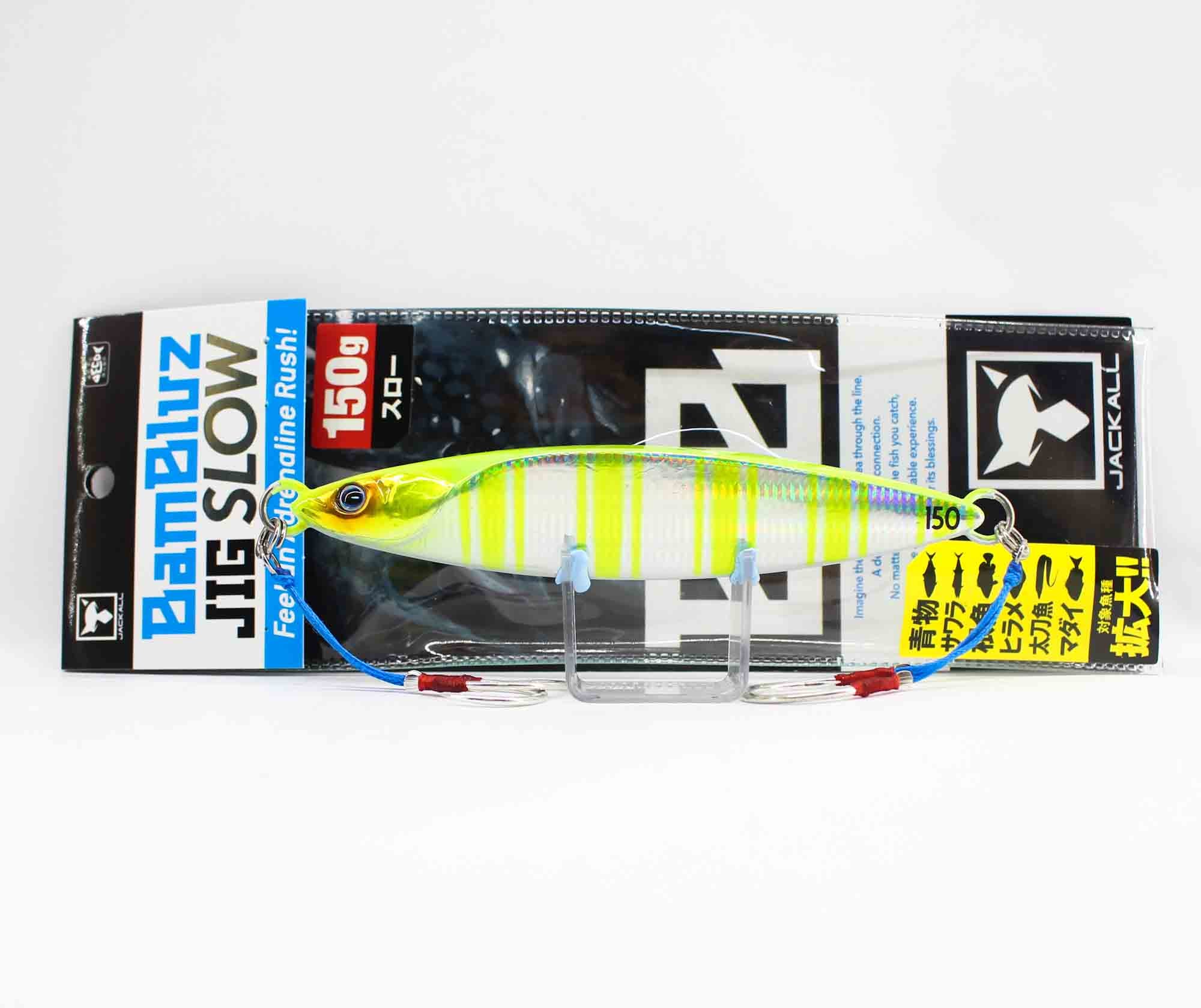 Jackall Metal Jig Bambluz Slow 150 grams Chart Back Stripe (8213)