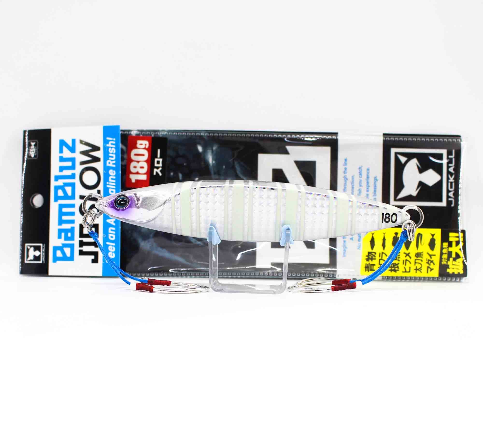 Jackall Metal Jig Bambluz Slow 180 grams Silver Glow Stripe (8282)