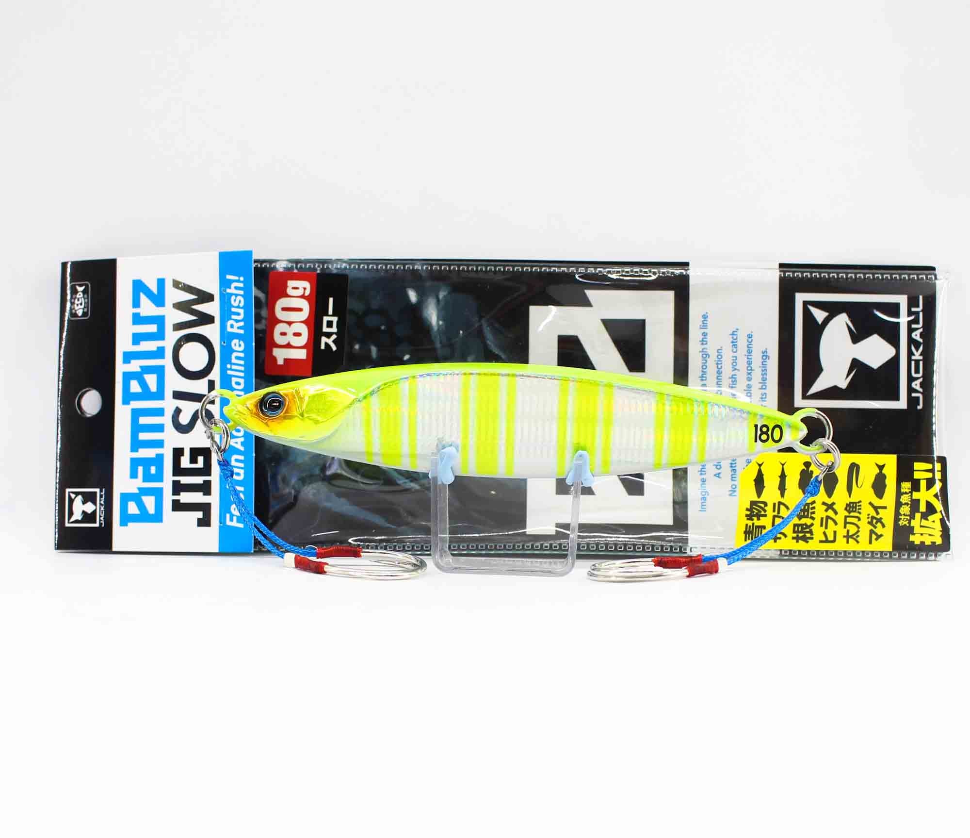 Jackall Metal Jig Bambluz Slow 180 grams Chart Back Stripe (8299)