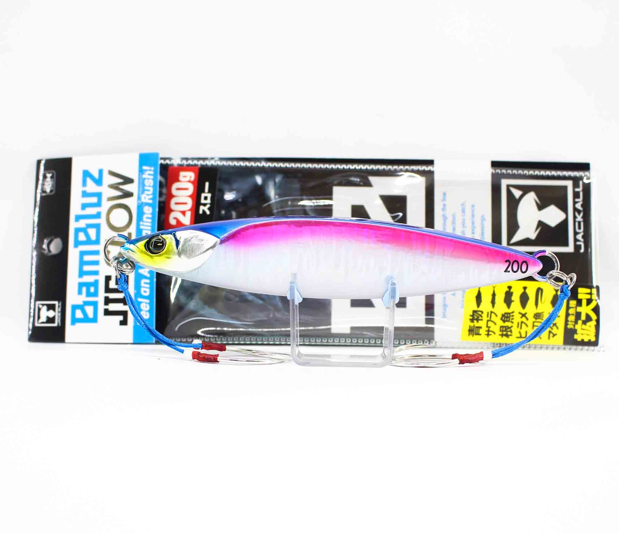 Jackall Metal Jig Bambluz Slow 200 grams Sexy Blue Pink (8350)