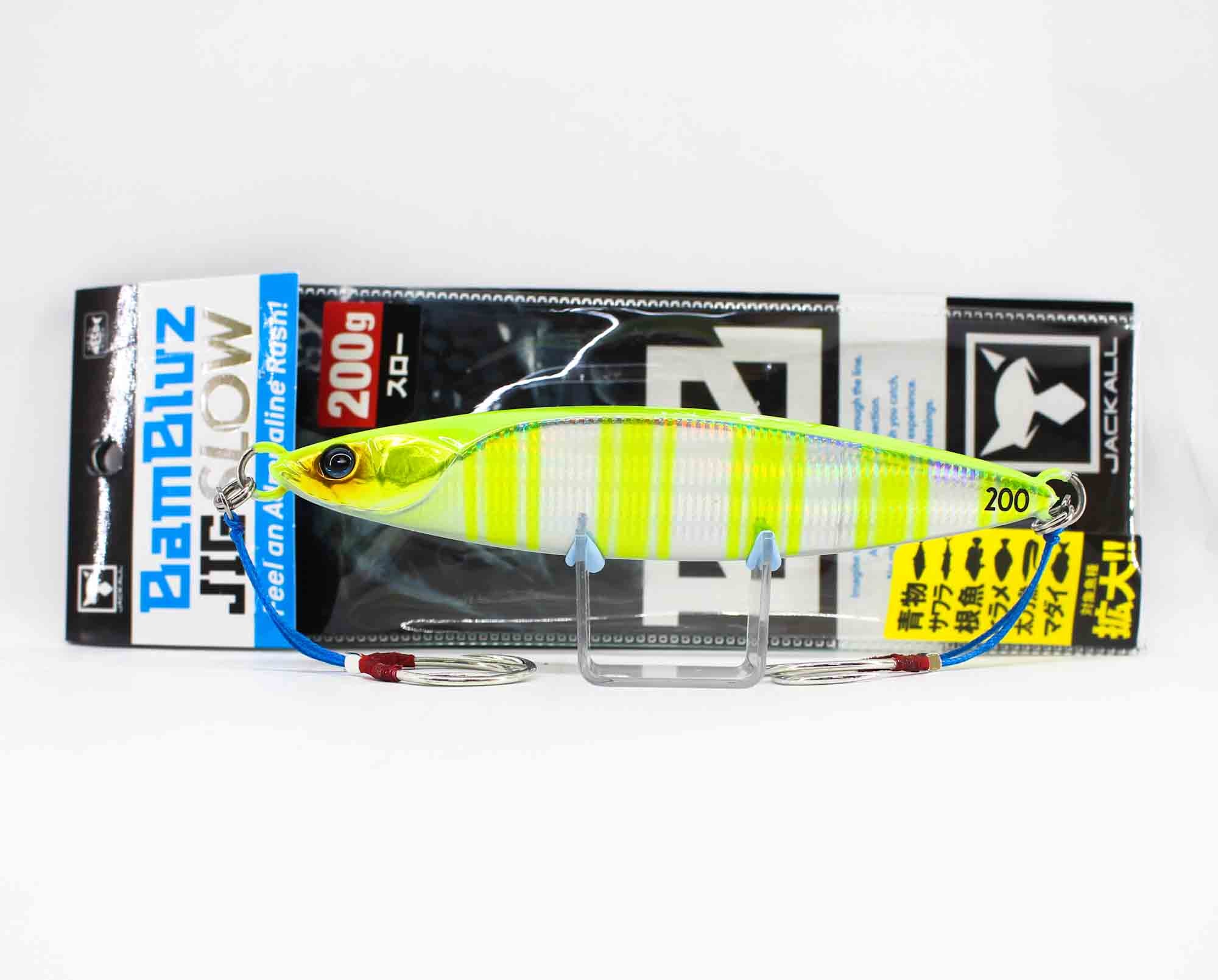 Jackall Metal Jig Bambluz Slow 200 grams Chart Back Stripe (8374)