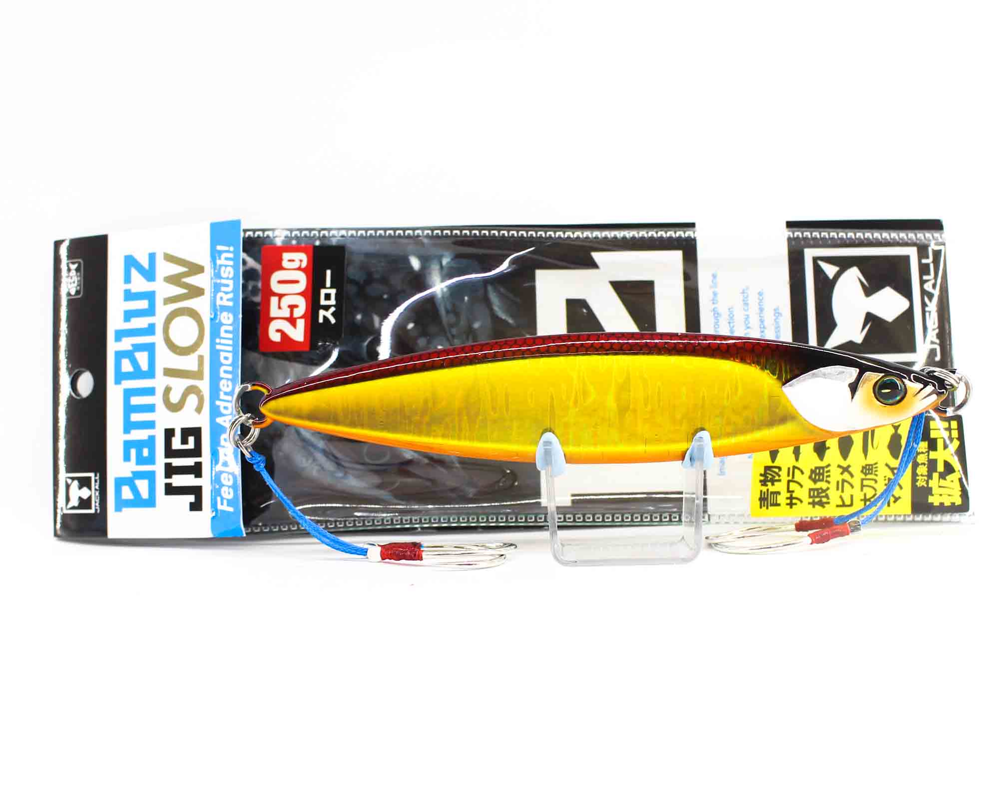 Jackall Metal Jig Bambluz Slow 250 Grams Red Gold Magma Wave Hl (8398)