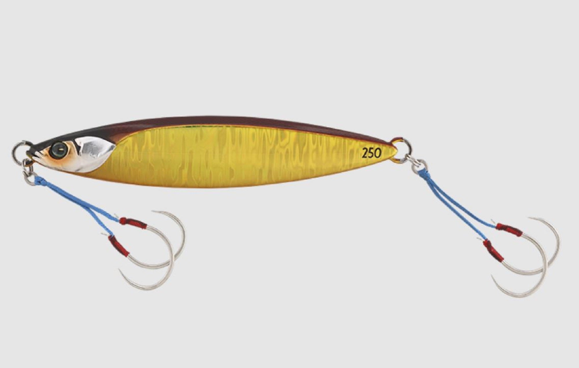 Jackall Metal Jig Bambluz Slow 250 Grams Red Gold Magma Wave Hl (8398)
