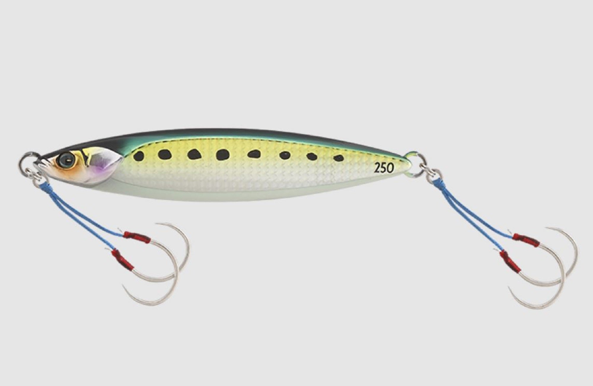 Jackall Metal Jig Bambluz Slow 250 Grams Glow Belly Lens Iwashi (8428)