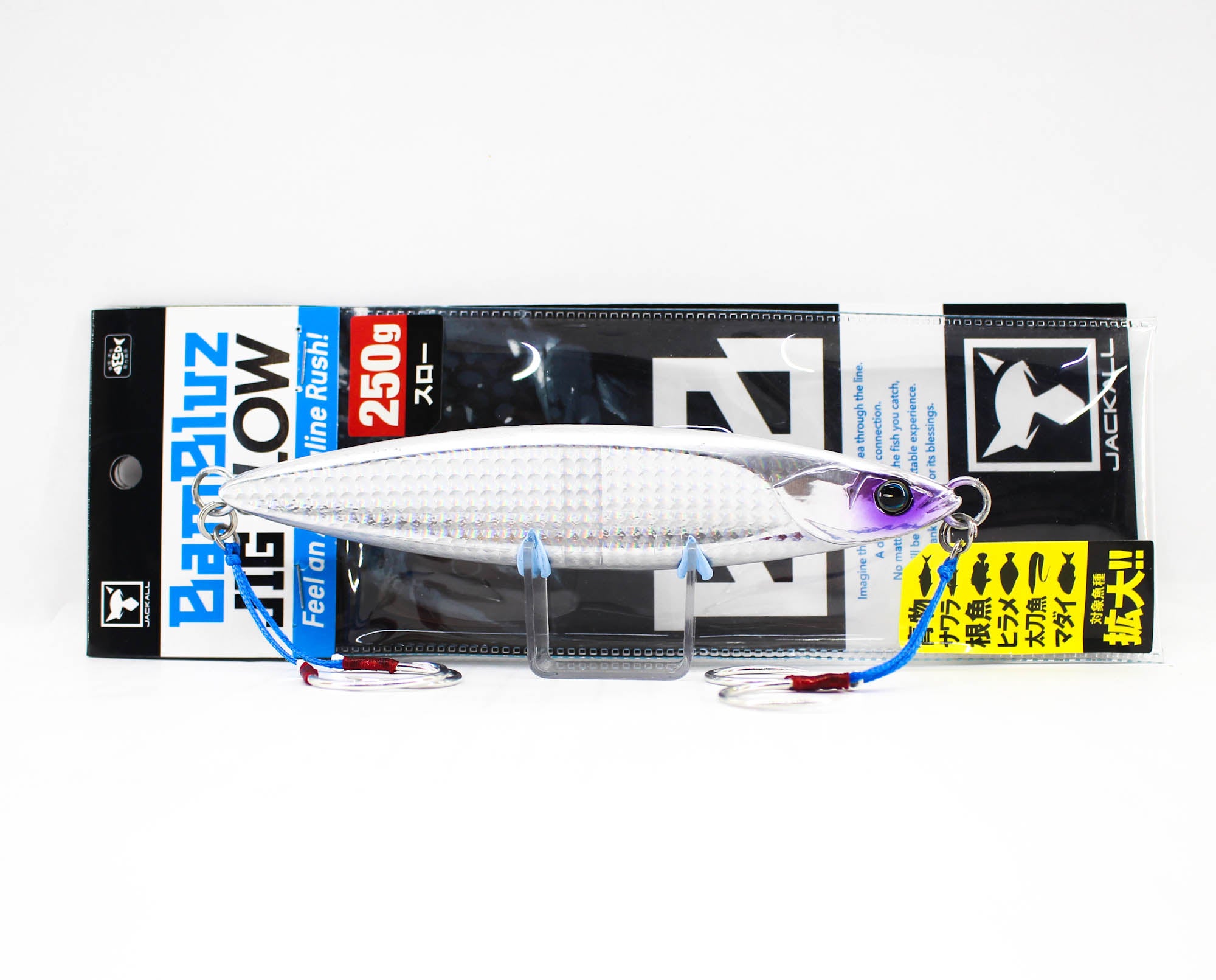 Jackall Metal Jig Bambluz Slow 250 Grams Silver Glow (8442)