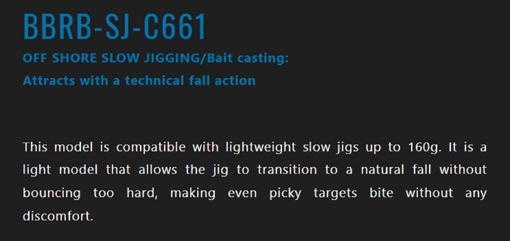 Jackall Rod Baitcast Bambluz BBRB-SJ-C661 (0155)