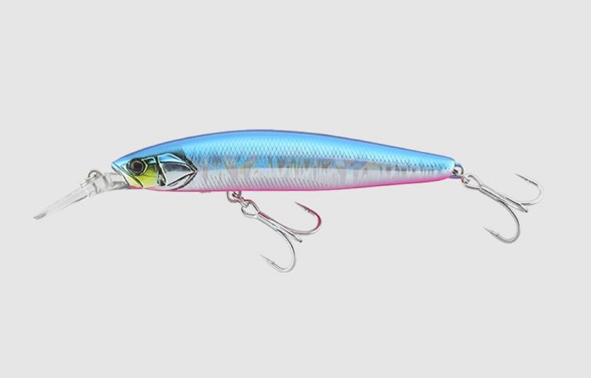 Jackall Big Backer Wangan Minnow 98S-LB Sinking Lure Blue Pink (2524)