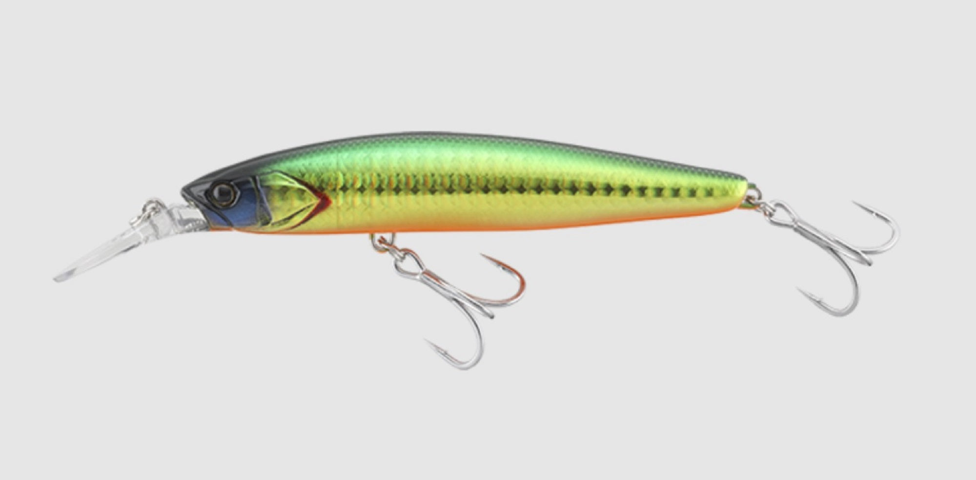 Sale Jackall Big Backer Wangan Minnow 98S-LB Sinking Lure Green Gold (2562)