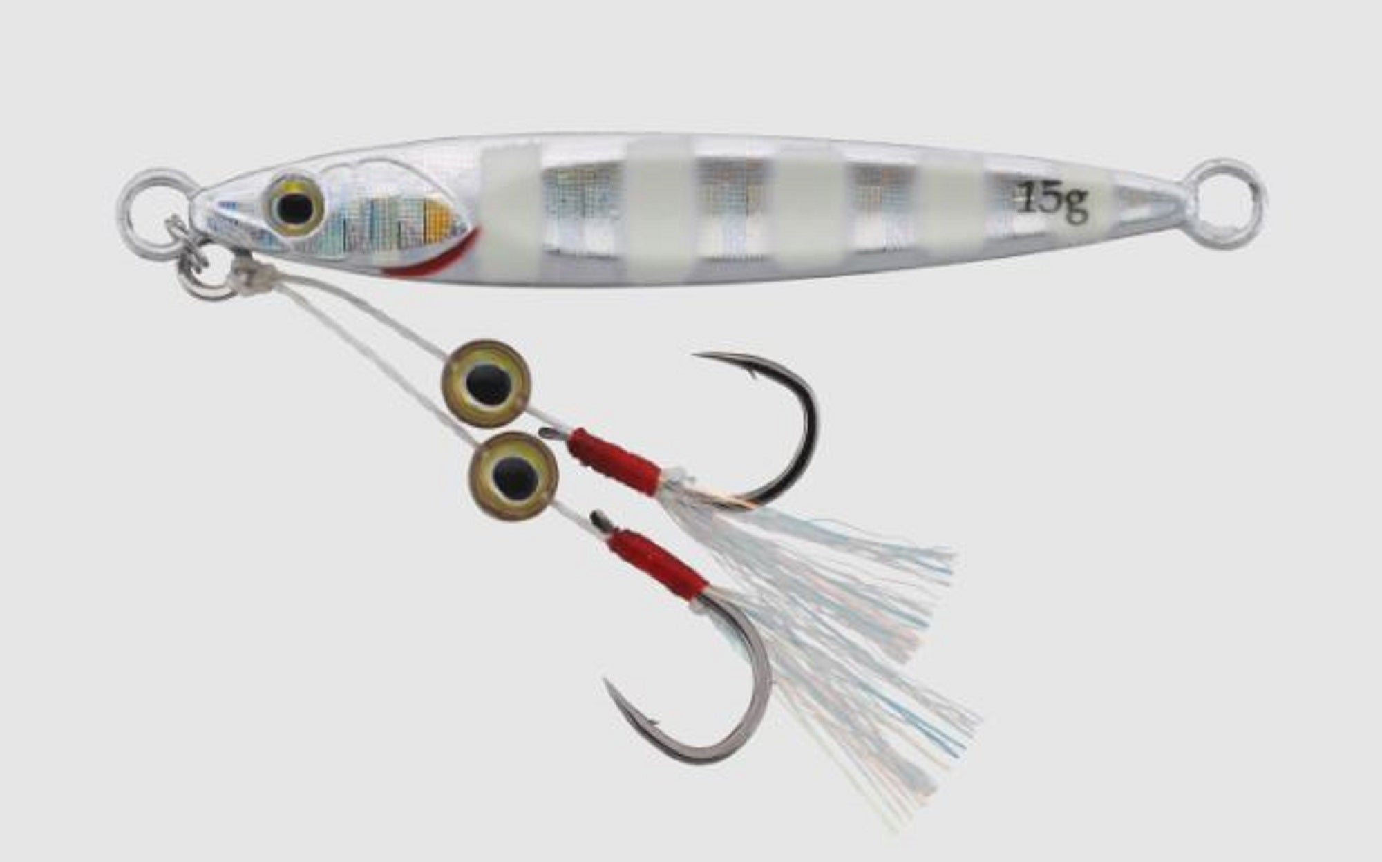 Jackall Metal Jig Big Backer Fit 5 Grams Glow Stripe Border HL (3095)
