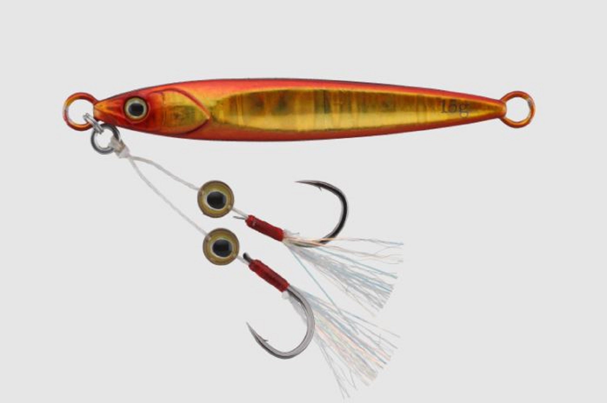 Jackall Metal Jig Big Backer Fit 10 Grams Red Gold Magma Wave HL (3170)