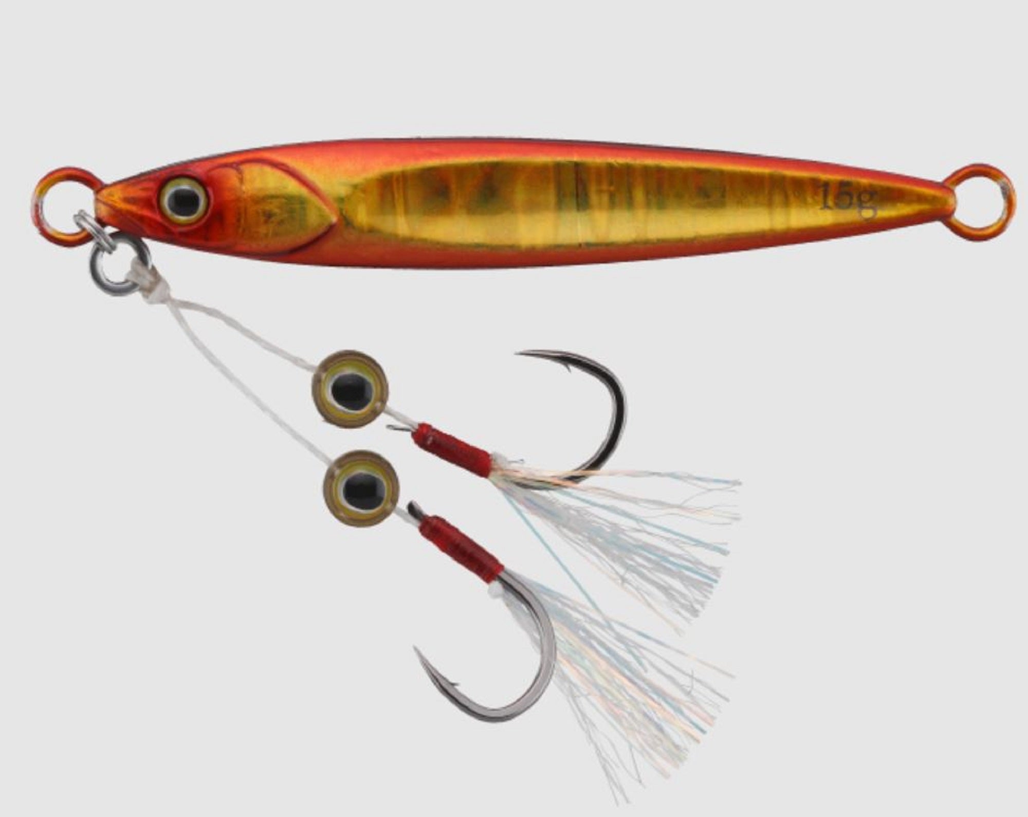 Jackall Metal Jig Big Backer Fit 15 Grams Red Gold Magma Wave Hl (3231)