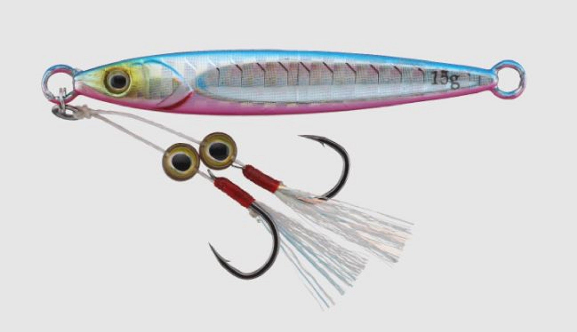 Jackall Metal Jig Big Backer Fit 15 Grams Blue Pink Border HL (3255)