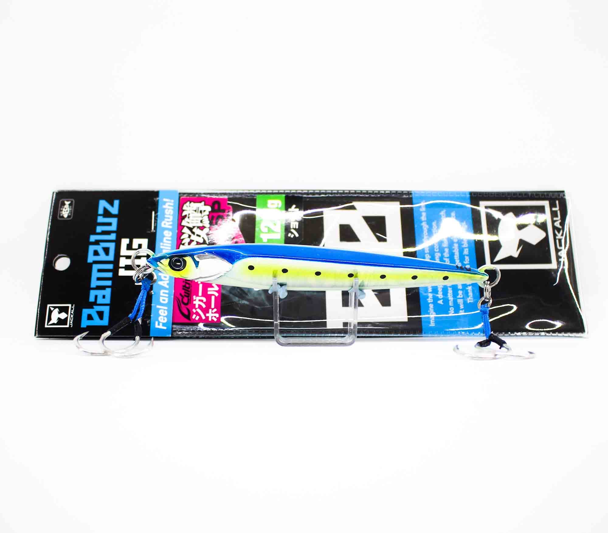 Jackall Metal Jig Bambluz Short Sakuramasu 120 grams Iwashi Glow (3651)