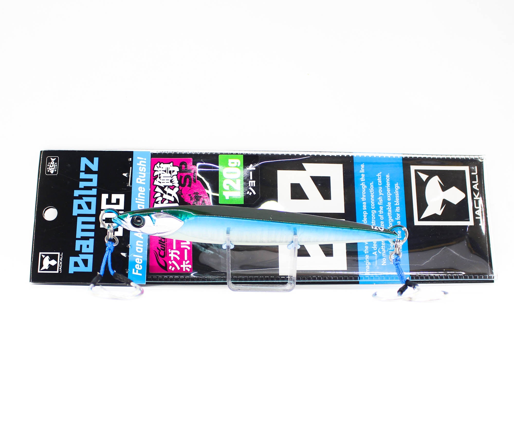 Jackall Metal Jig Bambluz Short Sakuramasu 120 grams Iki Meroudo (3675)