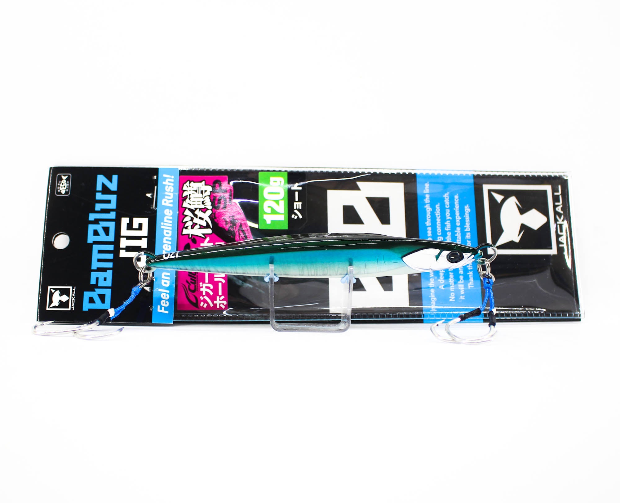 Jackall Metal Jig Bambluz Short Sakuramasu 120 grams Iki Meroudo (3675)