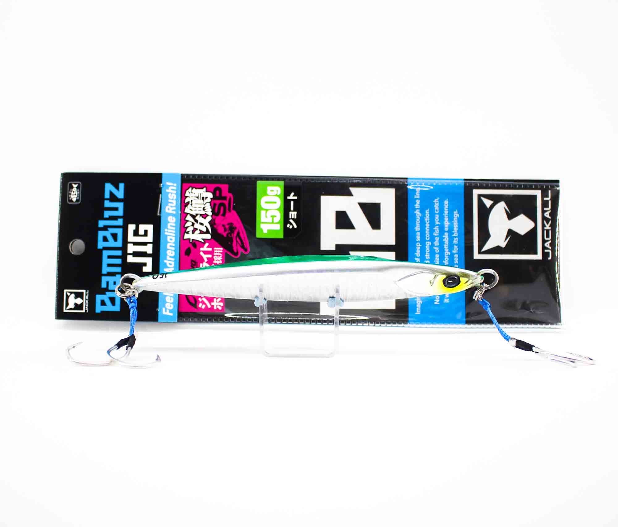 Jackall Metal Jig Bambluz Short Sakuramasu 150 grams Grikin Glow (3682)