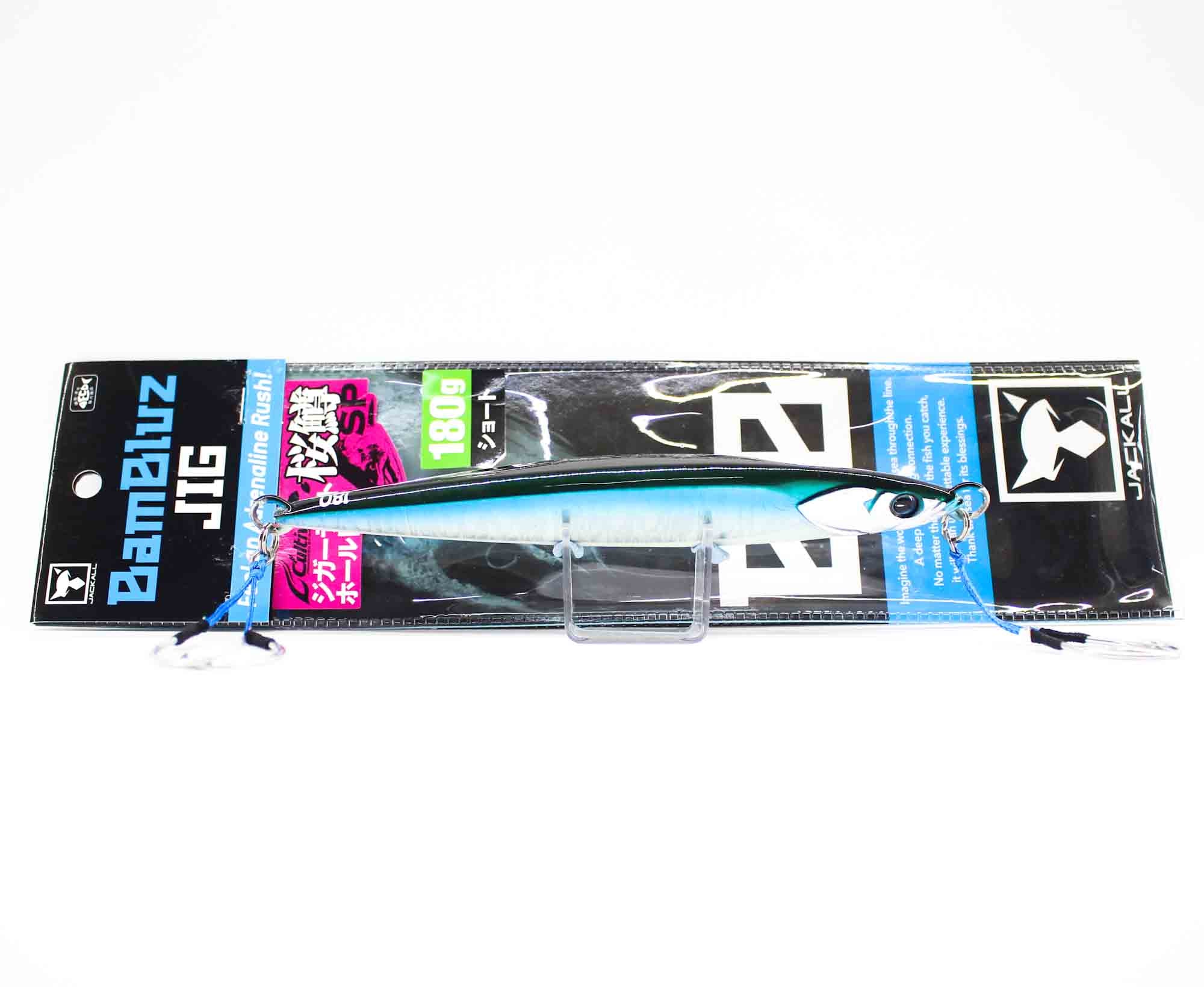 Jackall Metal Jig Bambluz Short Sakuramasu 180 grams Meroudo Glow (3774)