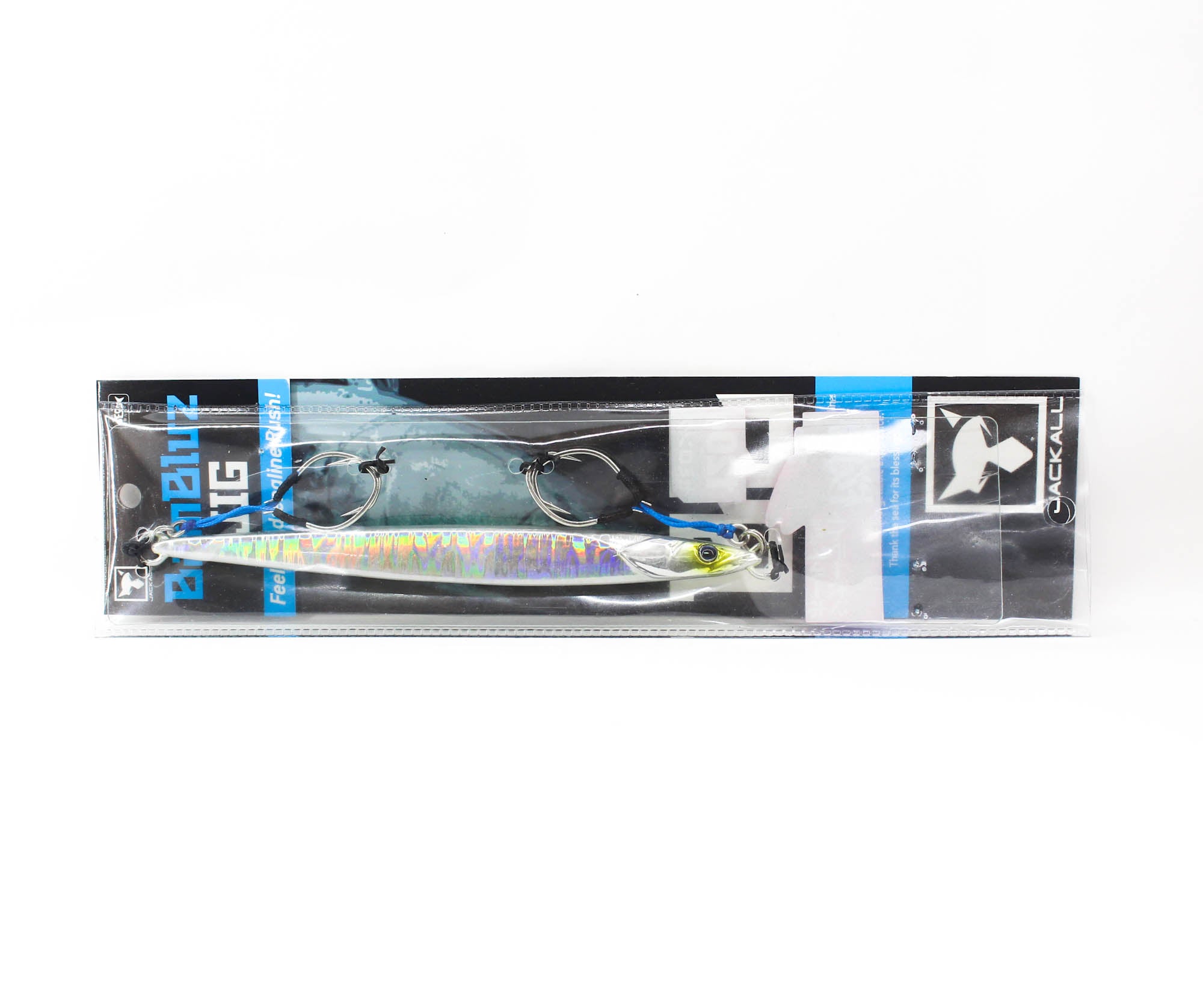 Jackall Metal Jig Bambluz Semi Long Sakuramasu 120 grams Glow Stripe (3781)