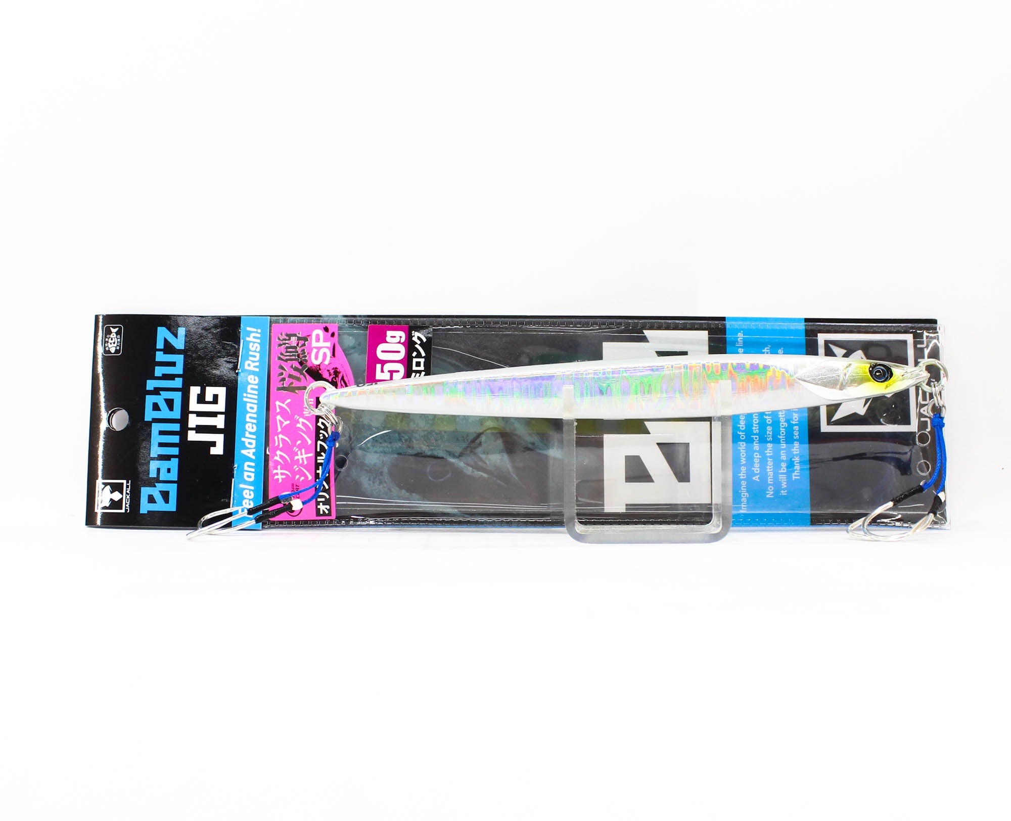 Jackall Metal Jig Bambluz Semi Long 150 grams Grikin Glow Stripe (3835)