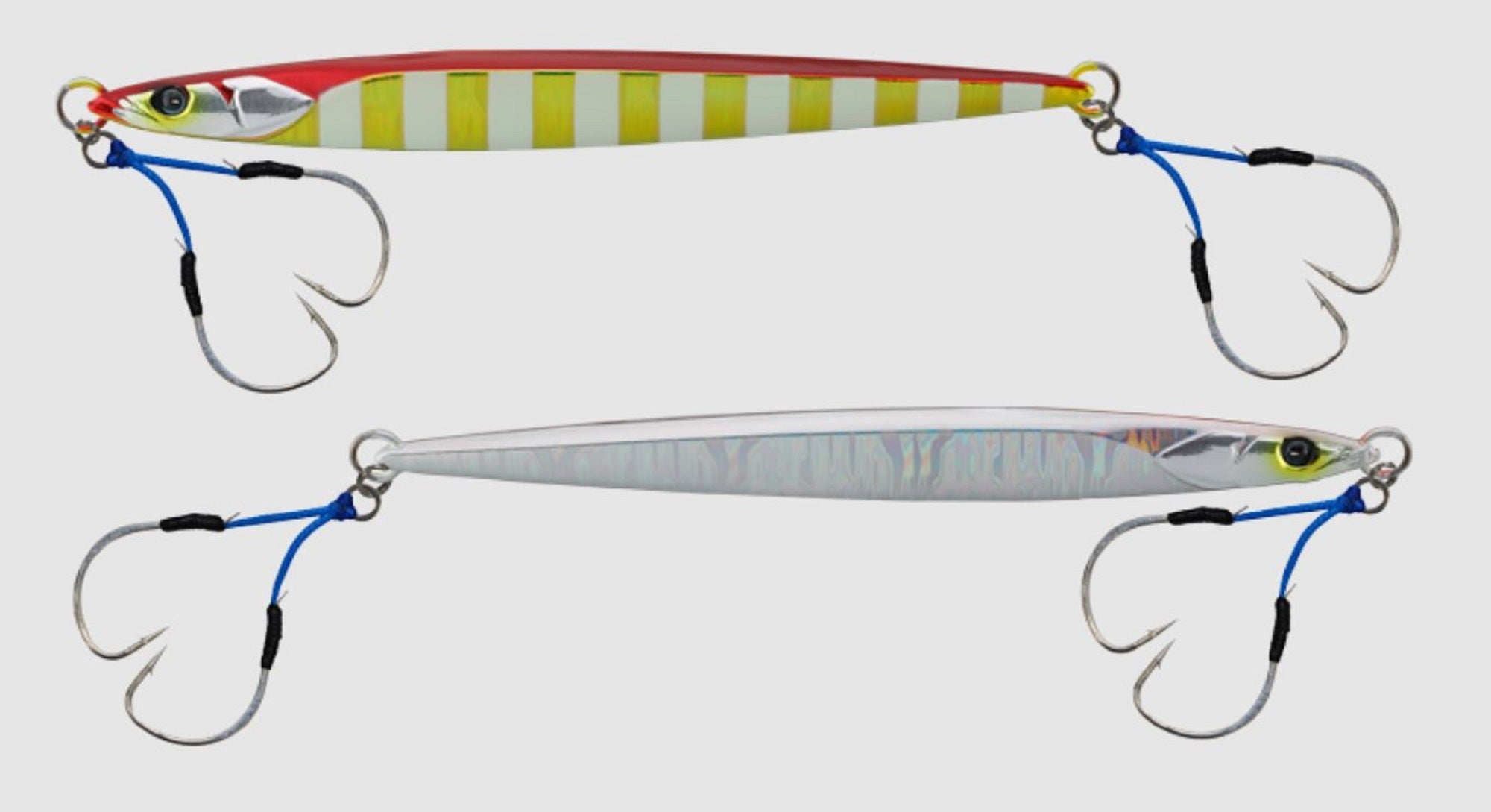 Jackall Metal Jig Bambluz Semi Long 150 grams Red Gold Glow Stripe (3842)