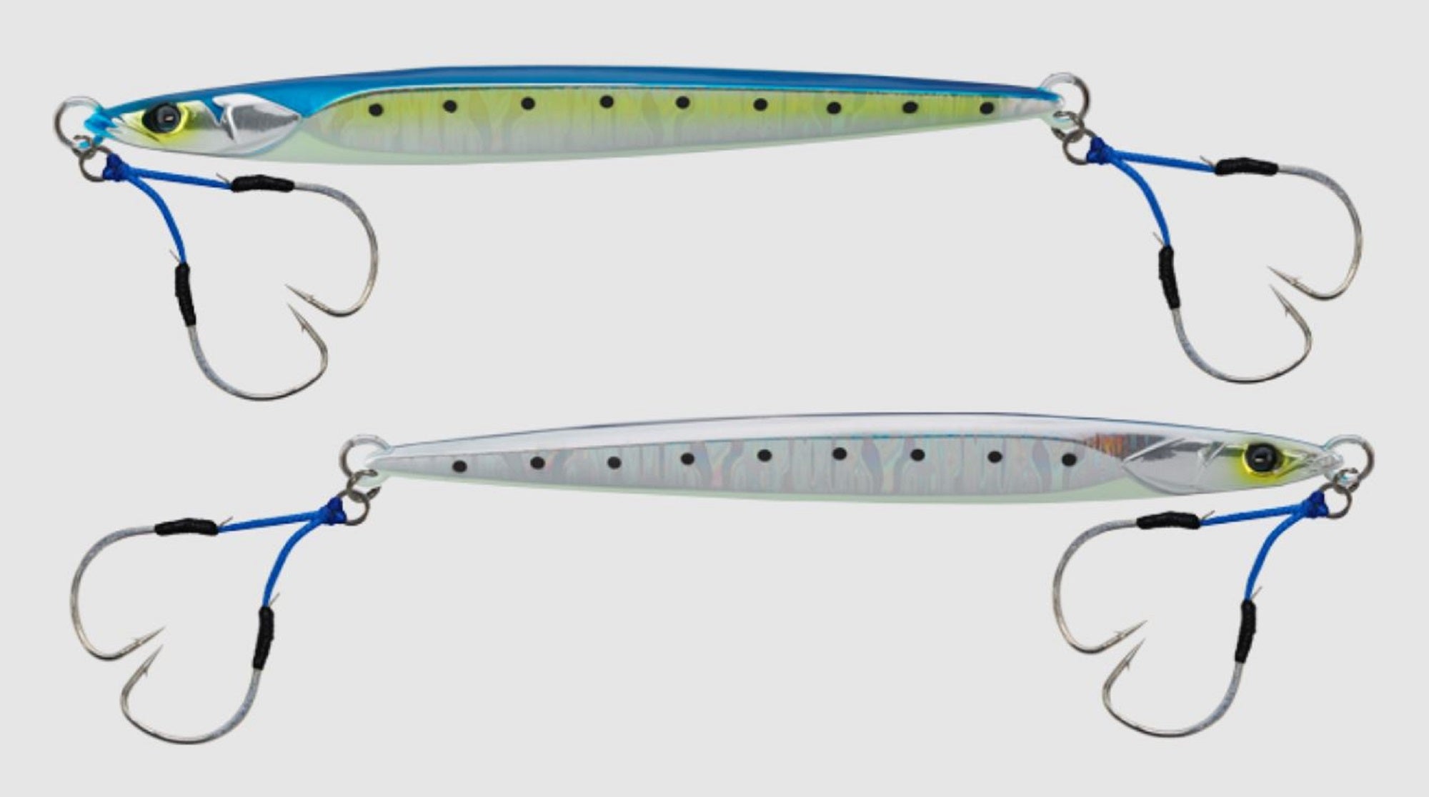Jackall Metal Jig Bambluz Semi Long 150 grams Iwashi Glow Belly (3859)