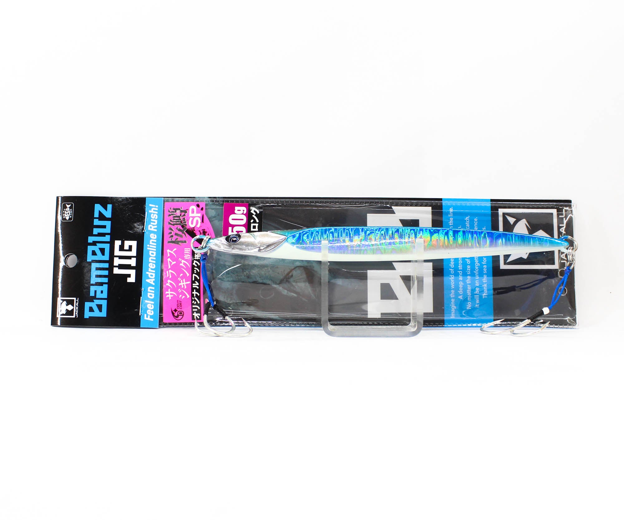 Jackall Metal Jig Bambluz Semi Long 150 grams Meroudo Glow Belly (3873)
