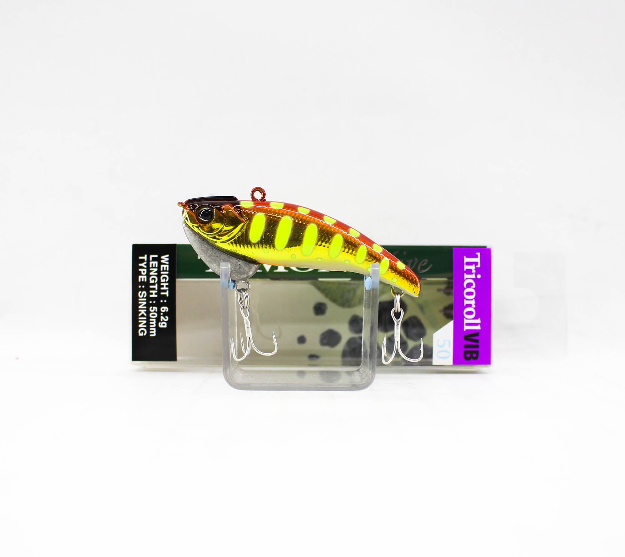 Jackall Timon Tricoroll Vib 50 Sinking Lure Apple Chart (4344)